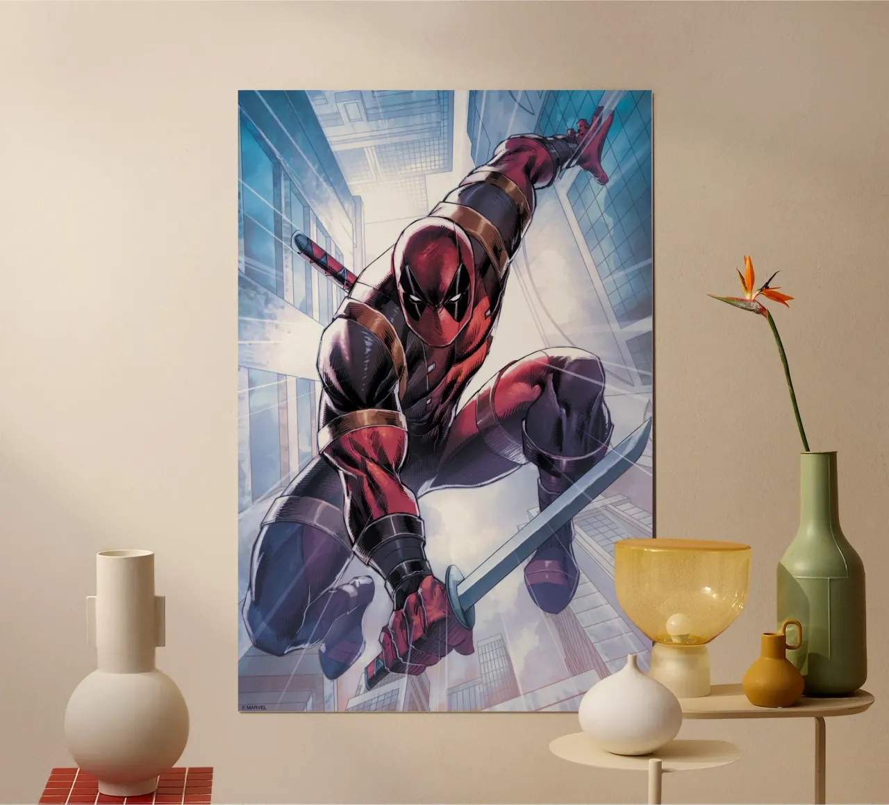 Deadpool - Auf der Jagd poster de MARVEL Designs by JUNIQE