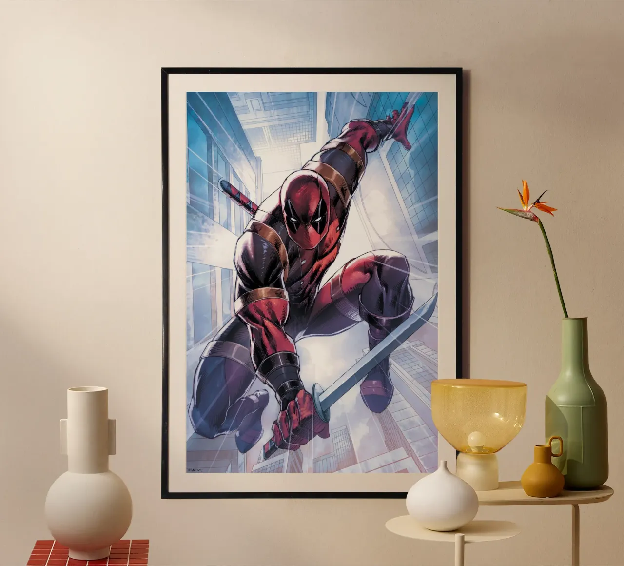 Deadpool - Auf der Jagd hahnemühle de MARVEL Designs by JUNIQE