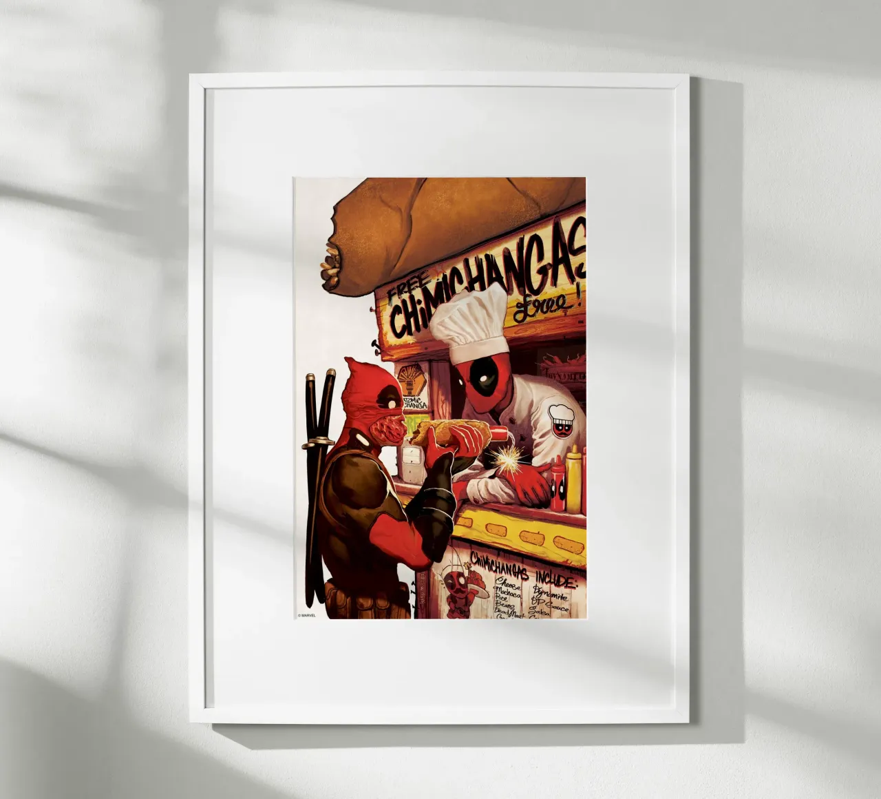 Deadpool – Chimichangas poster da MARVEL Designs by JUNIQE