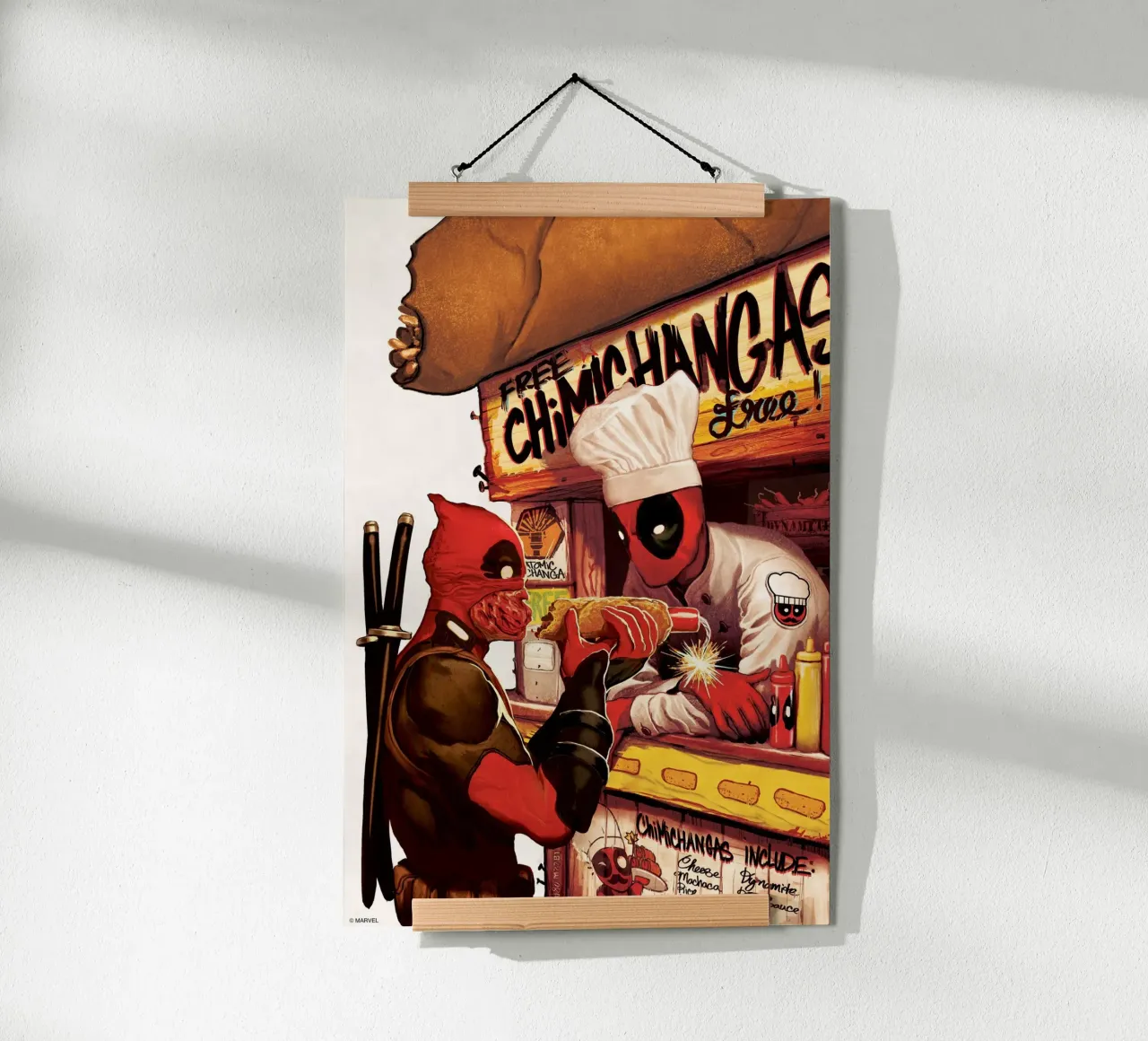 Deadpool – Chimichangas poster da MARVEL Designs by JUNIQE