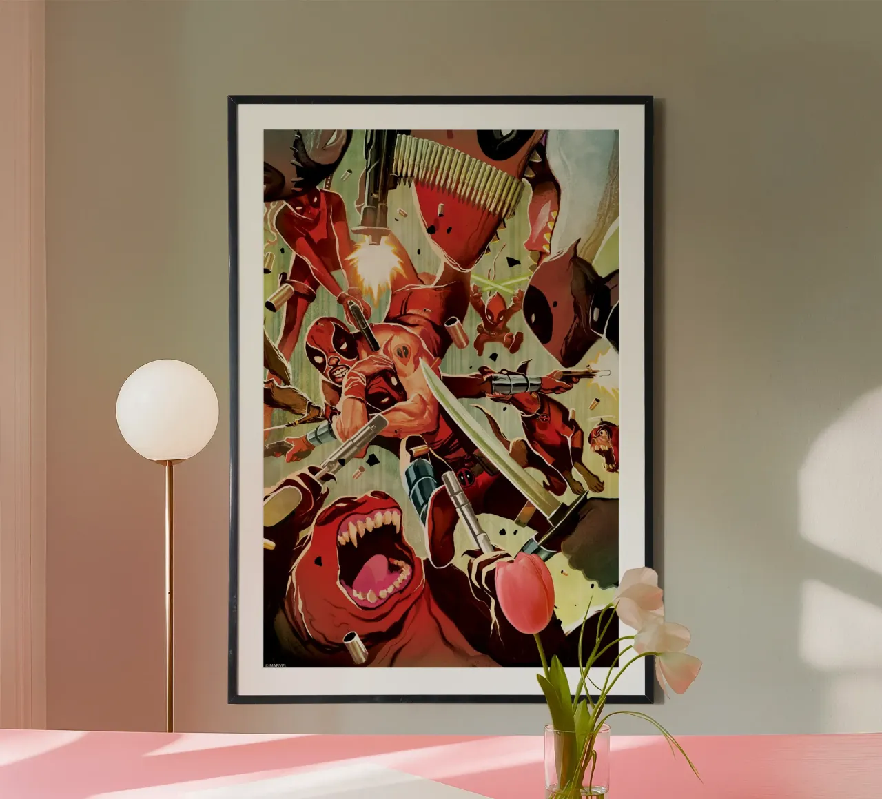 Deadpool – Pures Chaos carta hahnemühle da MARVEL Designs by JUNIQE