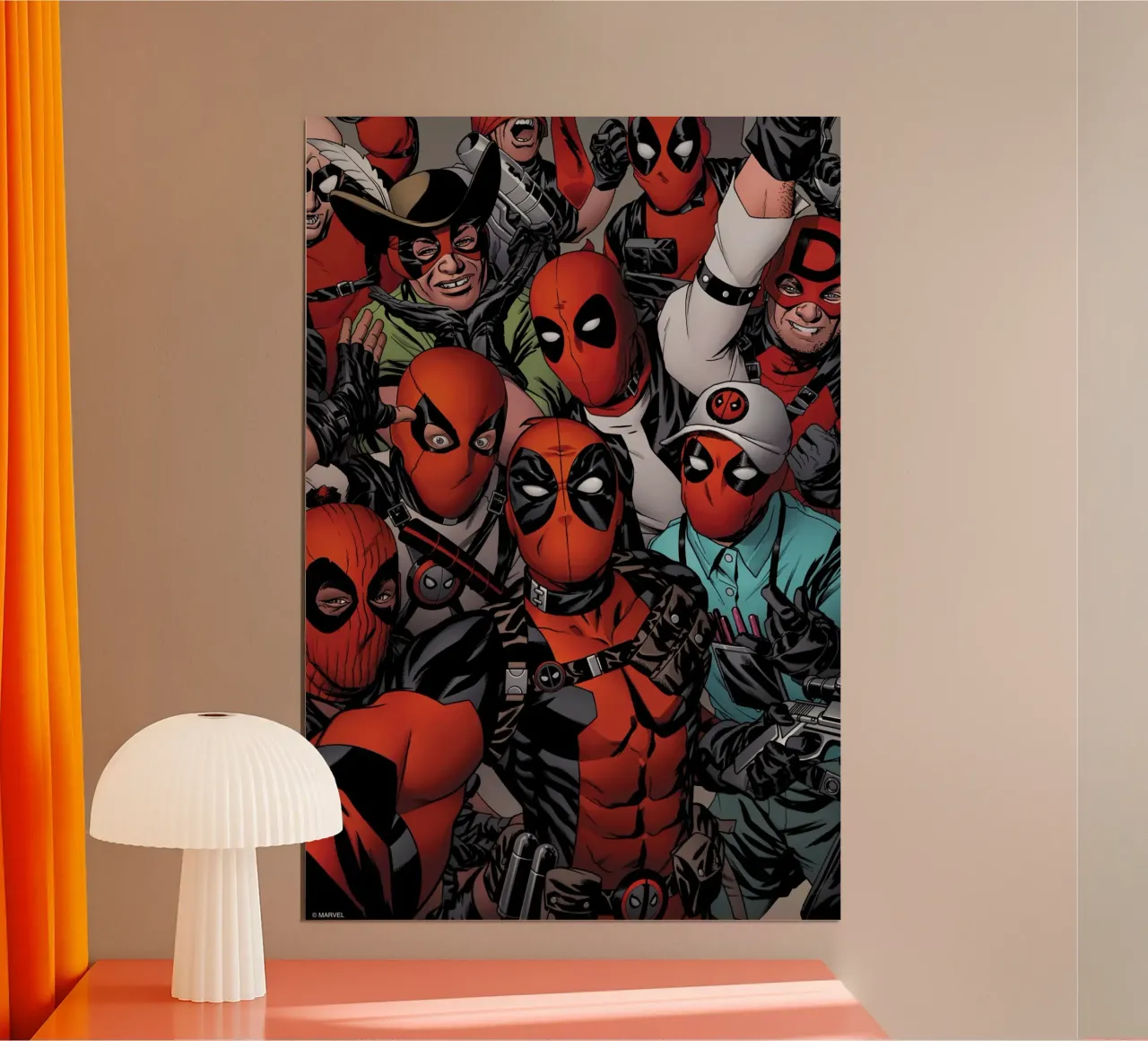 Deadpool-Versammlung poster da MARVEL Designs by JUNIQE