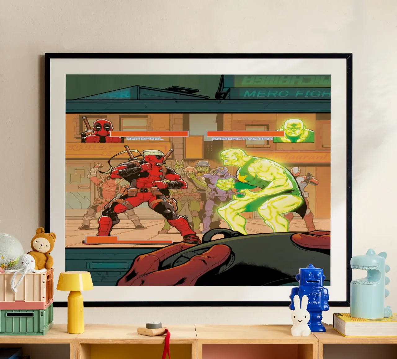 Deadpool – Ultimate Showdown poster da MARVEL Designs by JUNIQE