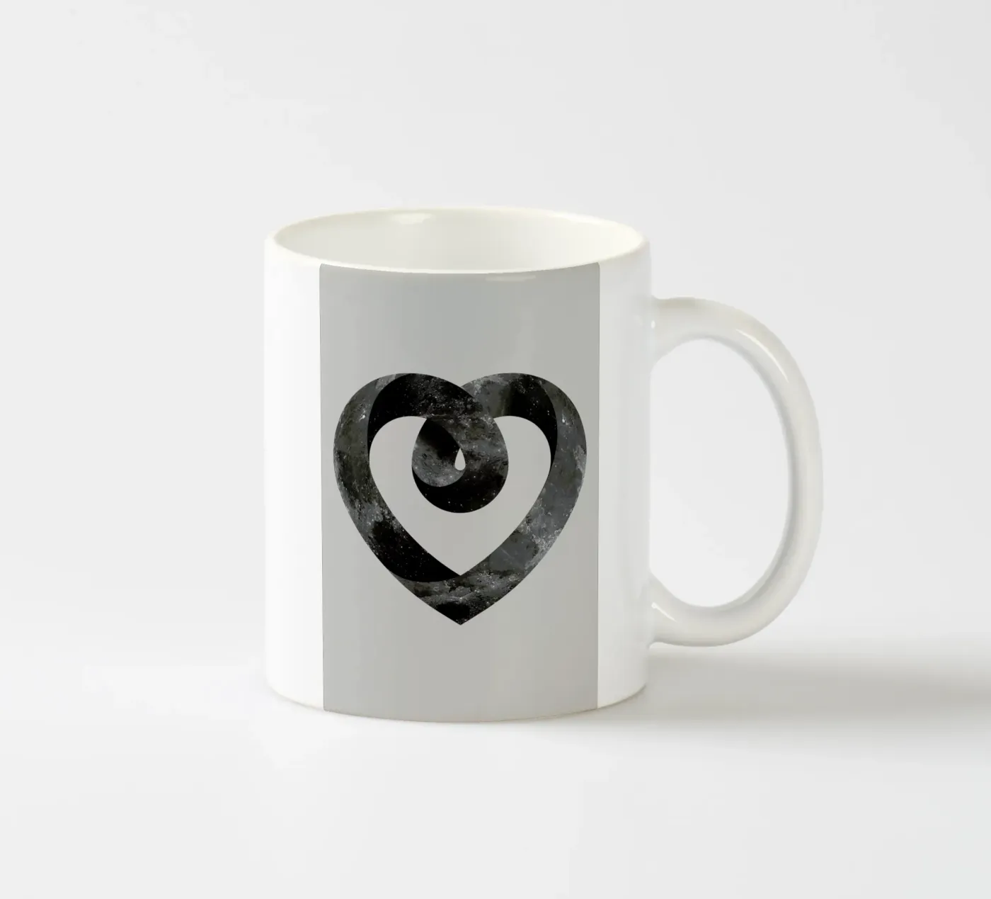 Heart ceramic mug by Chris Wharton