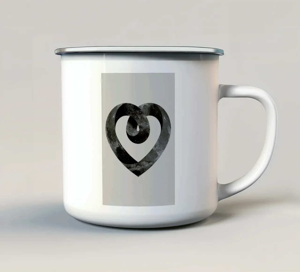 Heart tazza in smalto da Chris Wharton