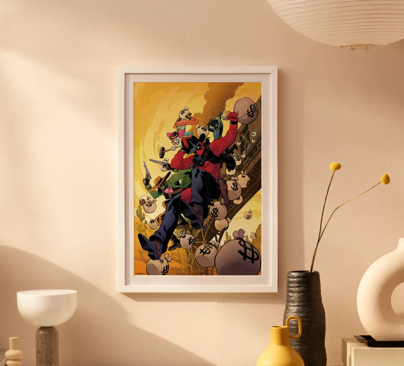 Deadpool – Wild West poster da MARVEL Designs by JUNIQE