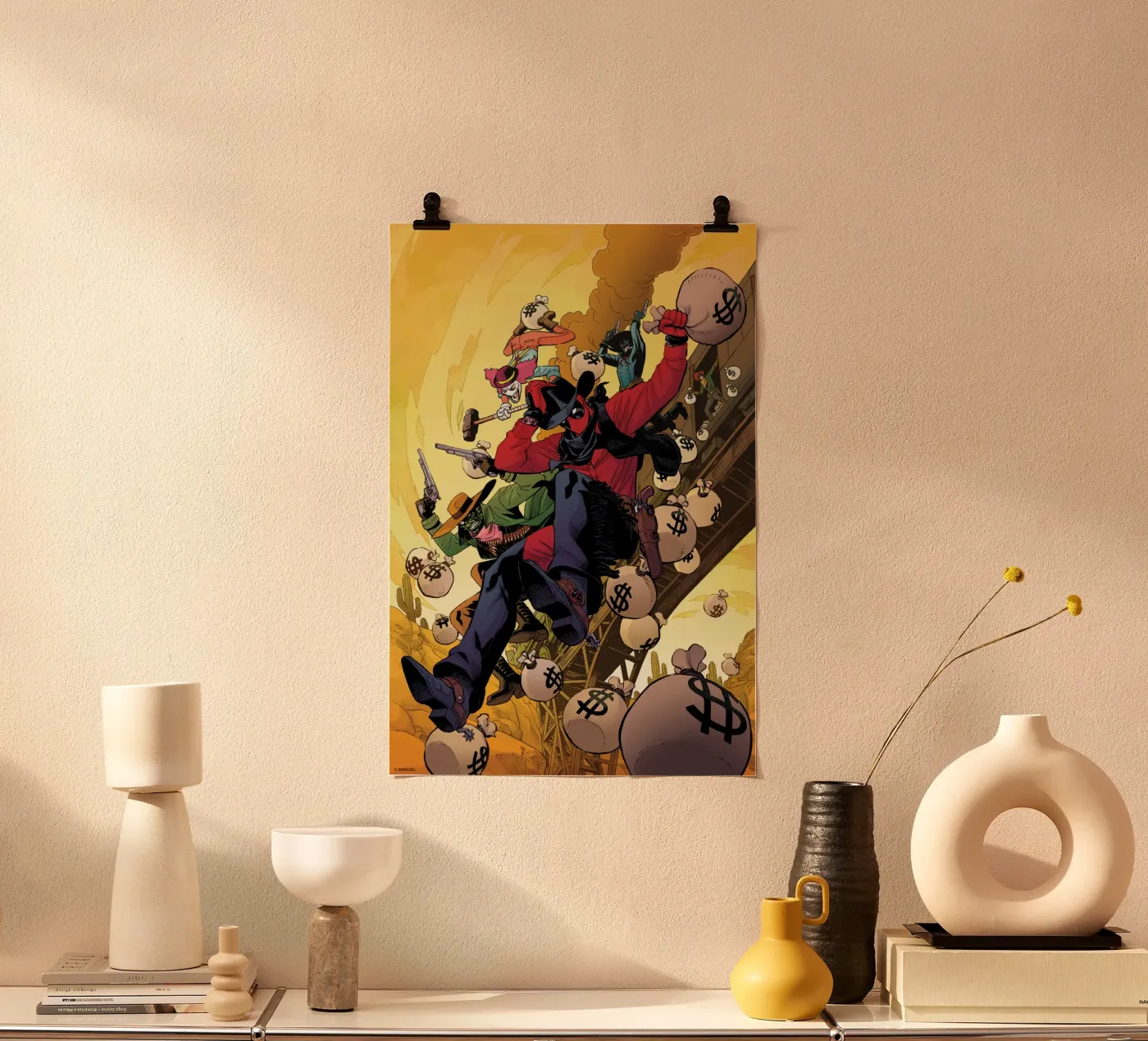 Deadpool – Wild West poster da MARVEL Designs by JUNIQE