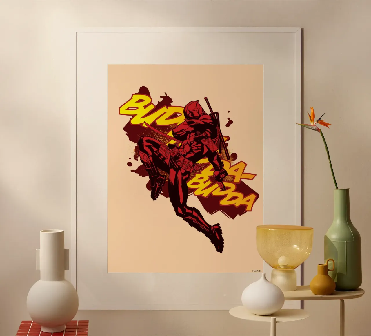 Deadpool – Action pur poster da MARVEL Designs by JUNIQE