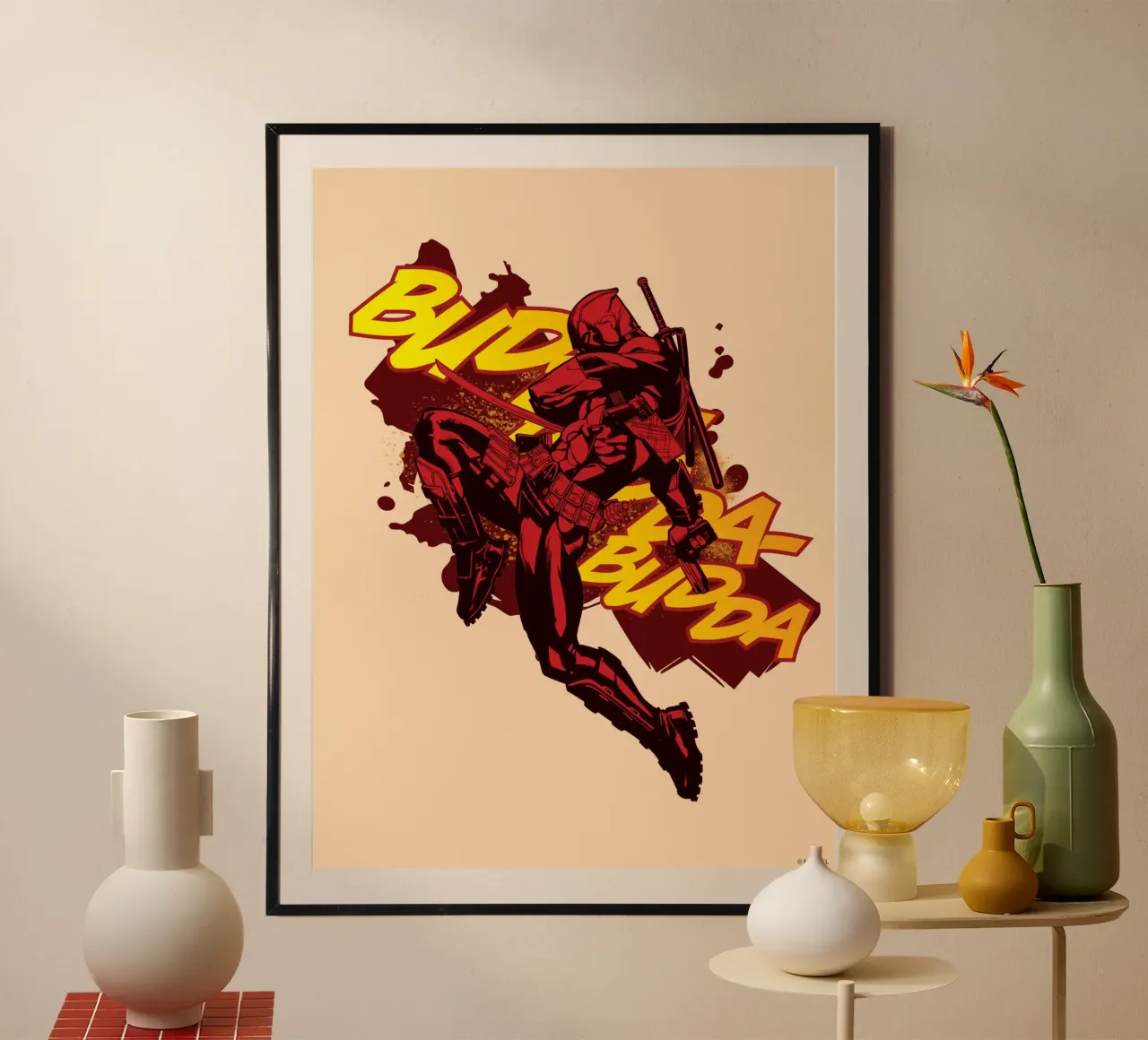 Deadpool – Action pur poster da MARVEL Designs by JUNIQE