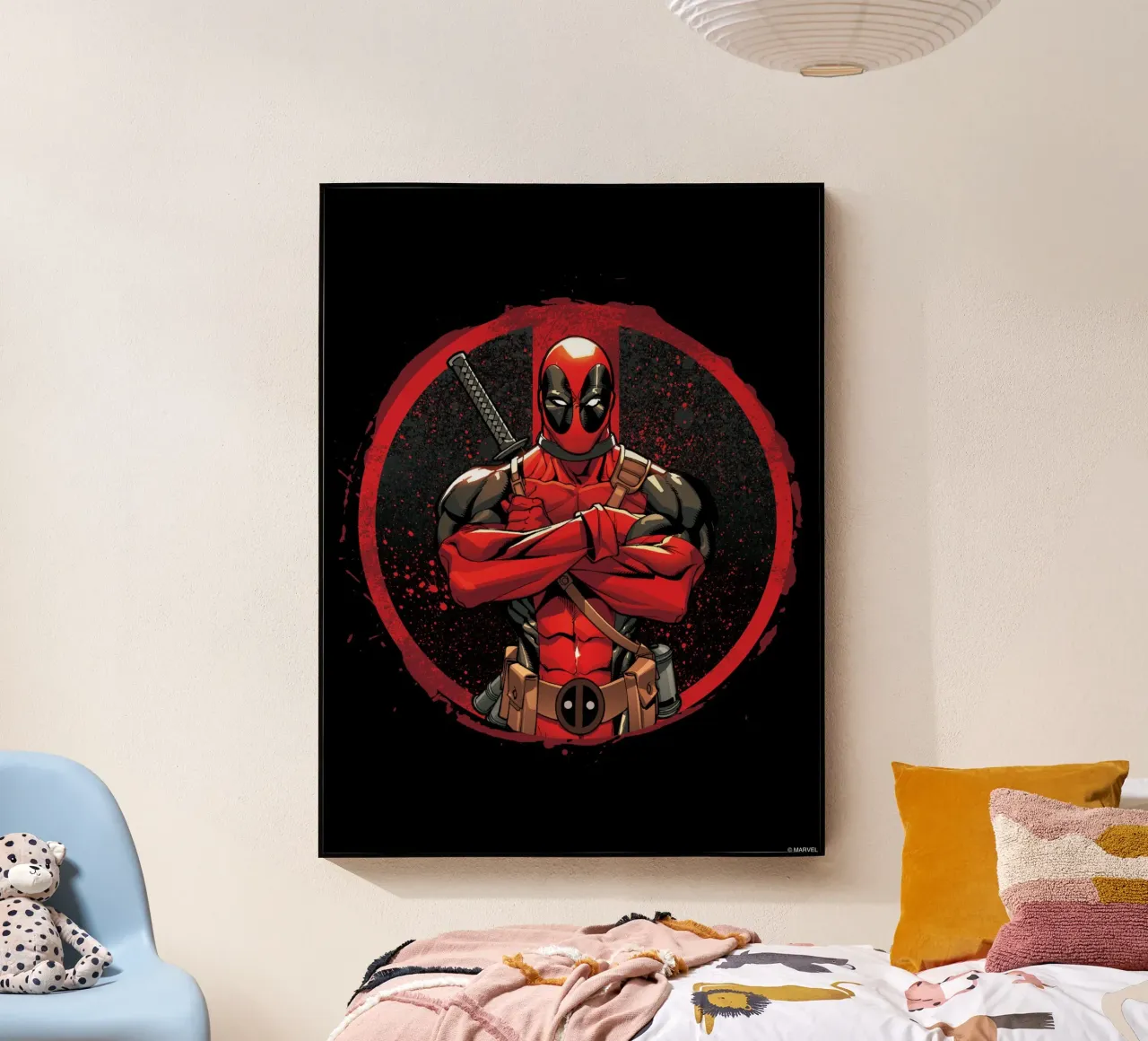 Deadpool – Ready to Go plexiglass da MARVEL Designs by JUNIQE