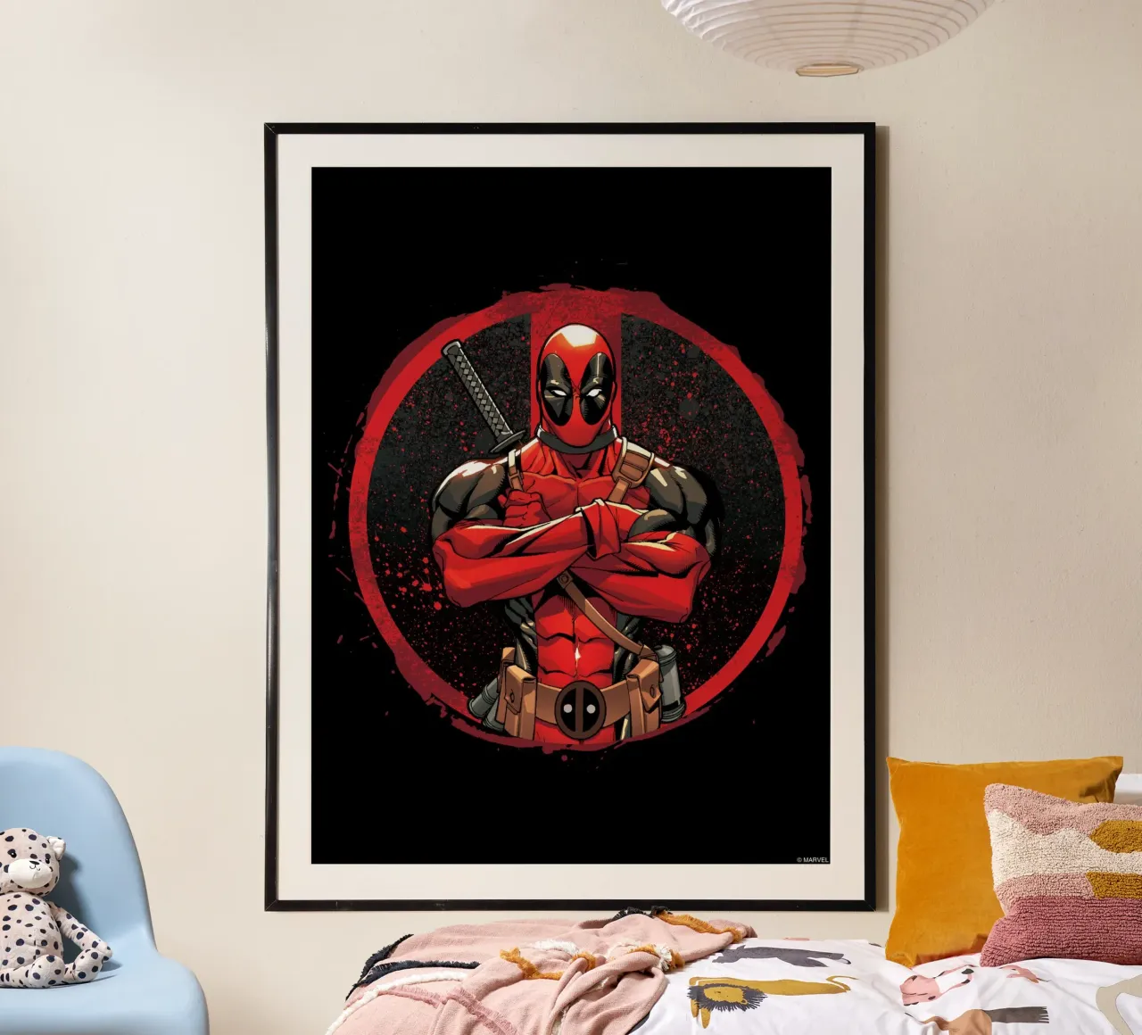 Deadpool – Ready to Go carta hahnemühle da MARVEL Designs by JUNIQE