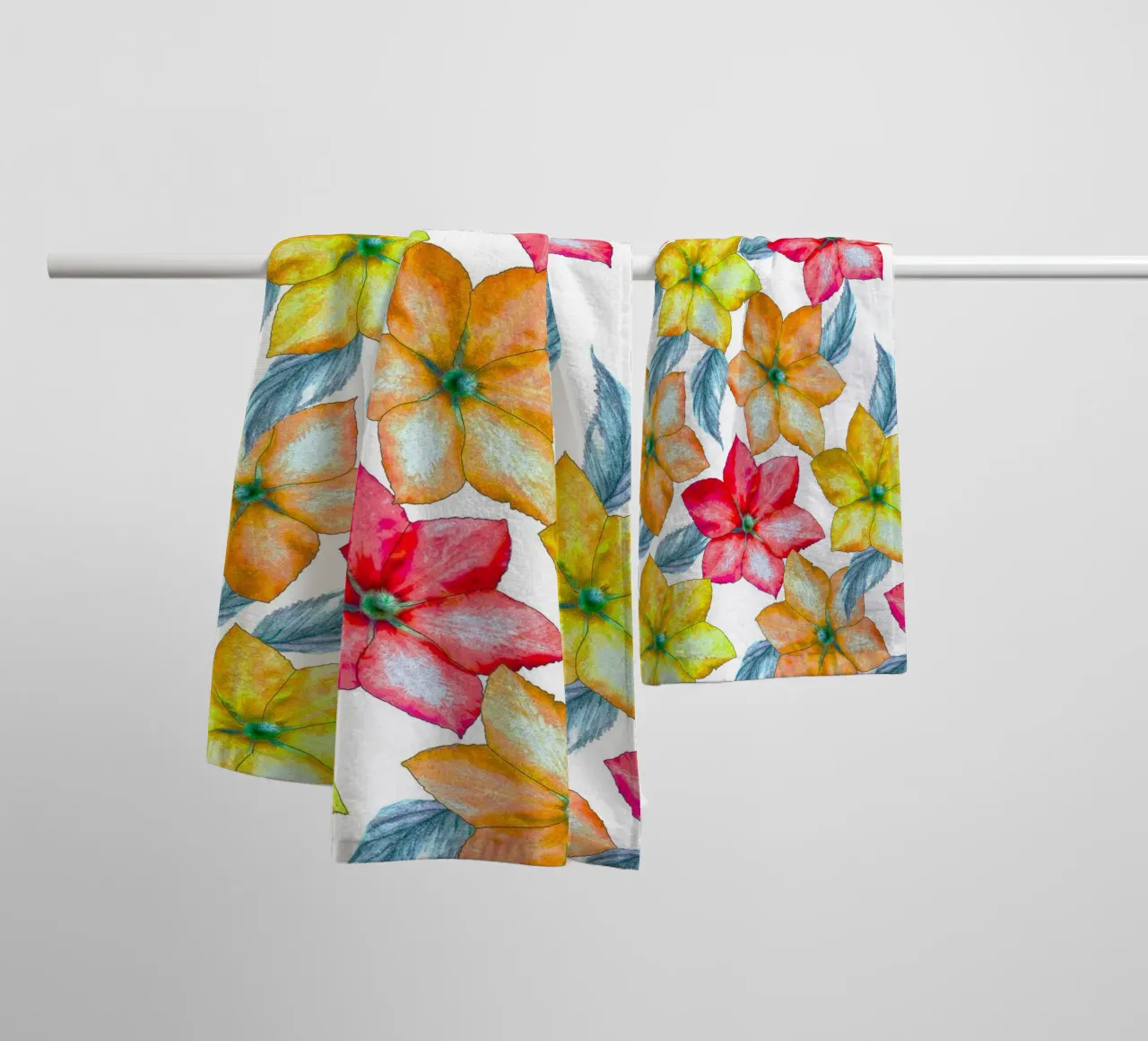 Armonia di fiori tropicali asciugamano da bagno da berwies design
