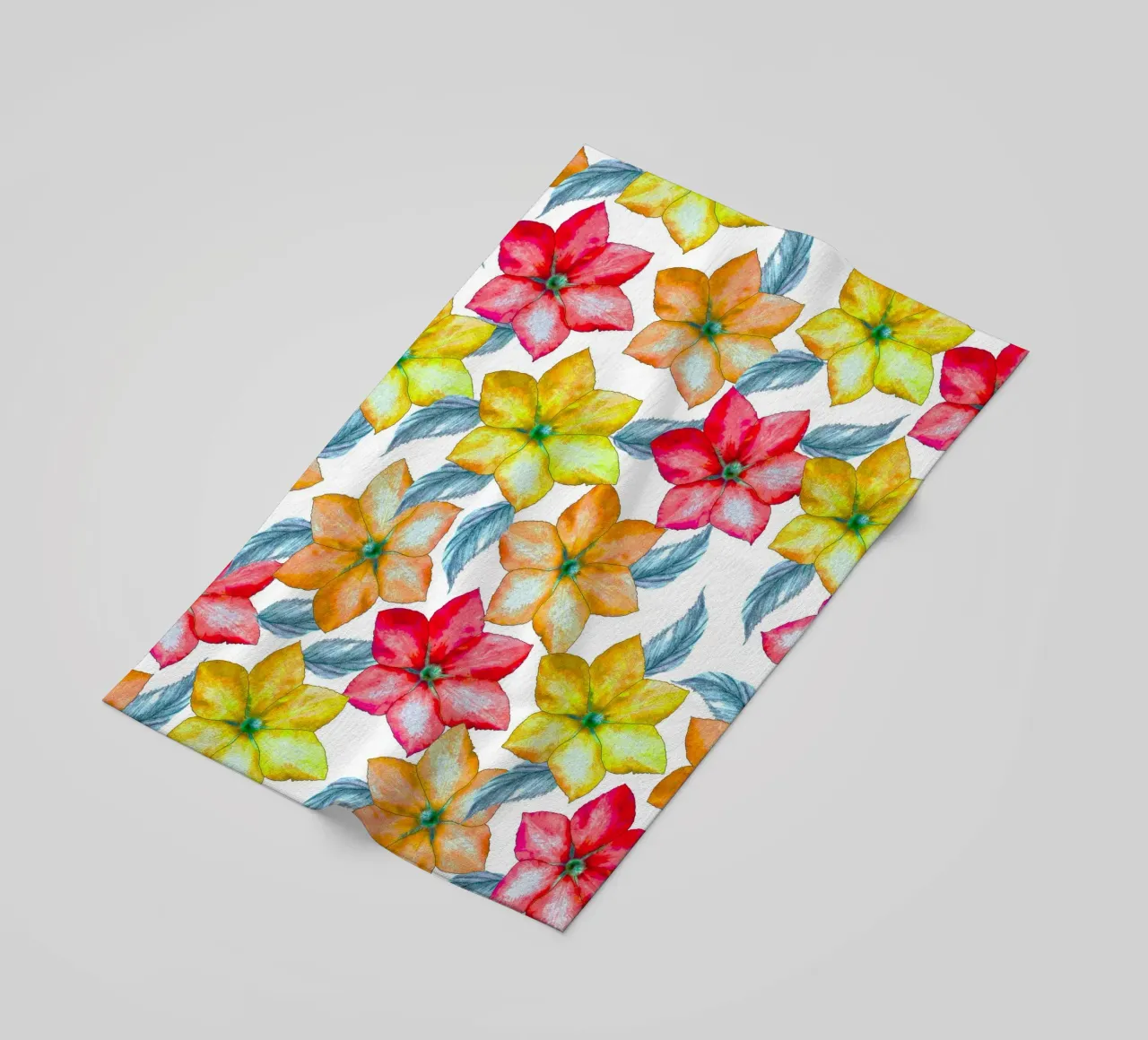 Armonia di fiori tropicali telo mare da berwies design