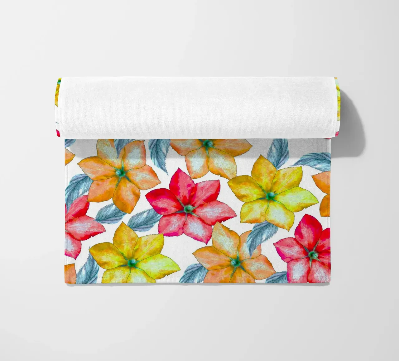 Armonia di fiori tropicali telo mare da berwies design