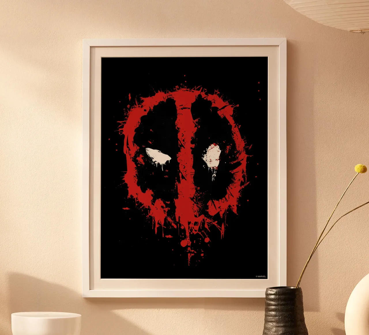 Deadpool - Logo im Chaos carta hahnemühle da MARVEL Designs by JUNIQE