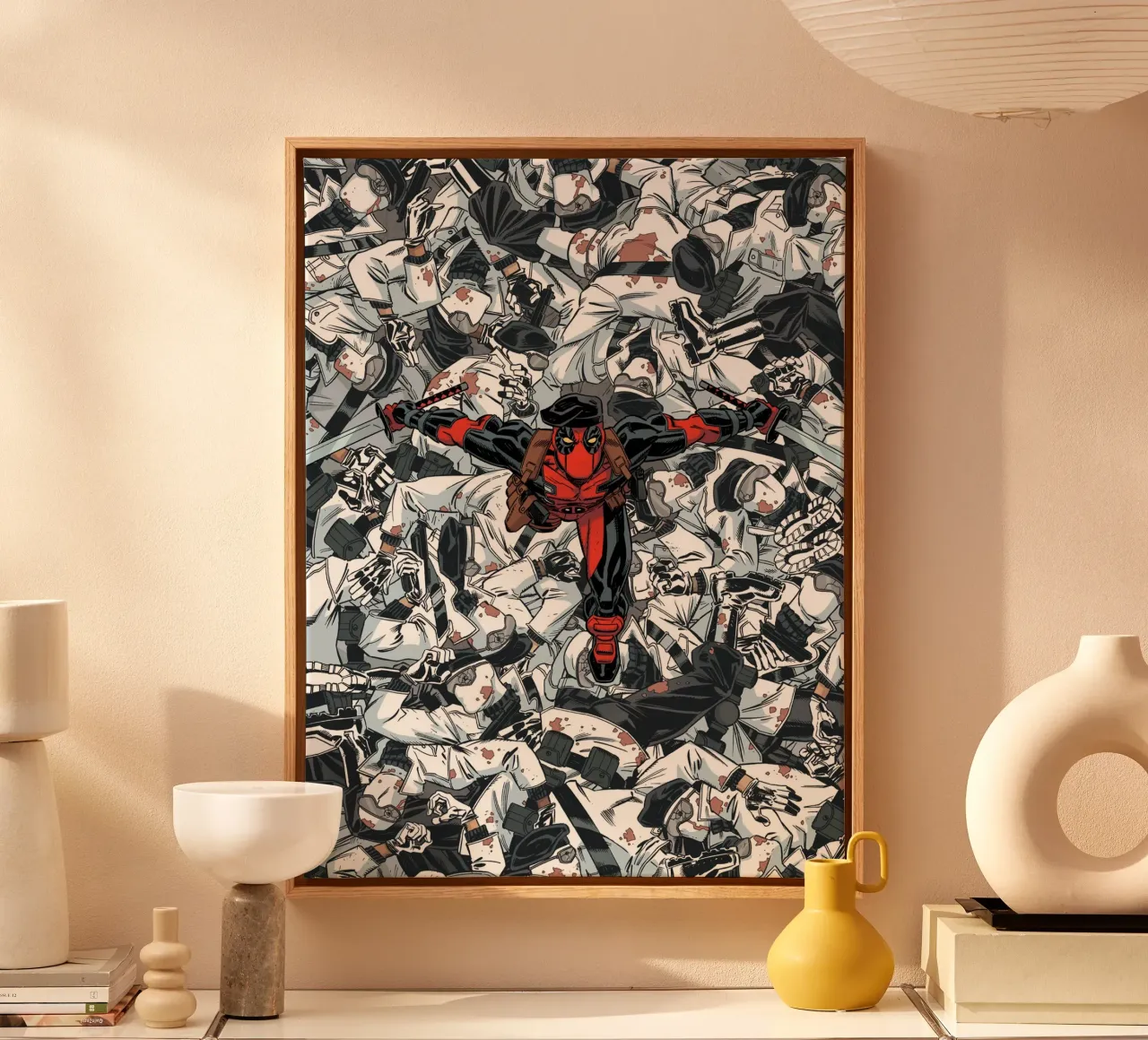 Deadpool – Gemetzel canvas by MARVEL Designs by JUNIQE