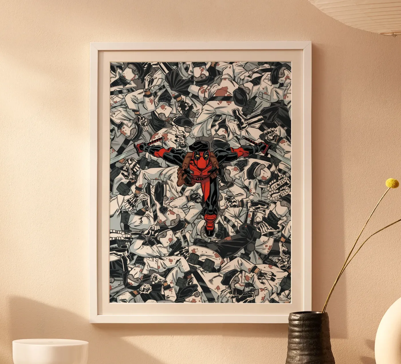 Deadpool – Gemetzel Poster von MARVEL Designs by JUNIQE