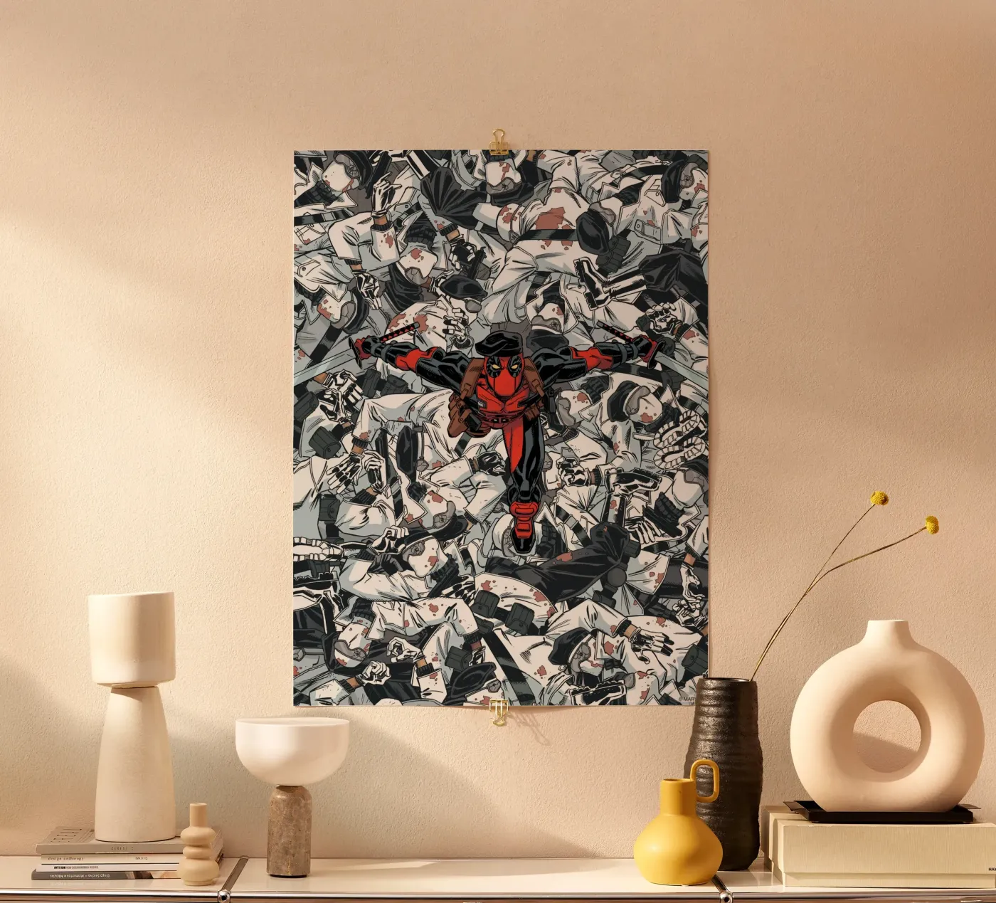 Deadpool – Gemetzel Poster von MARVEL Designs by JUNIQE