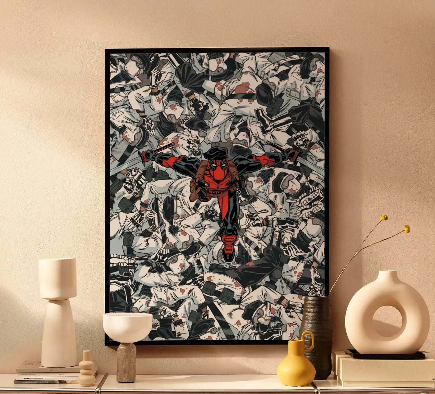 Deadpool – Gemetzel Poster von MARVEL Designs by JUNIQE