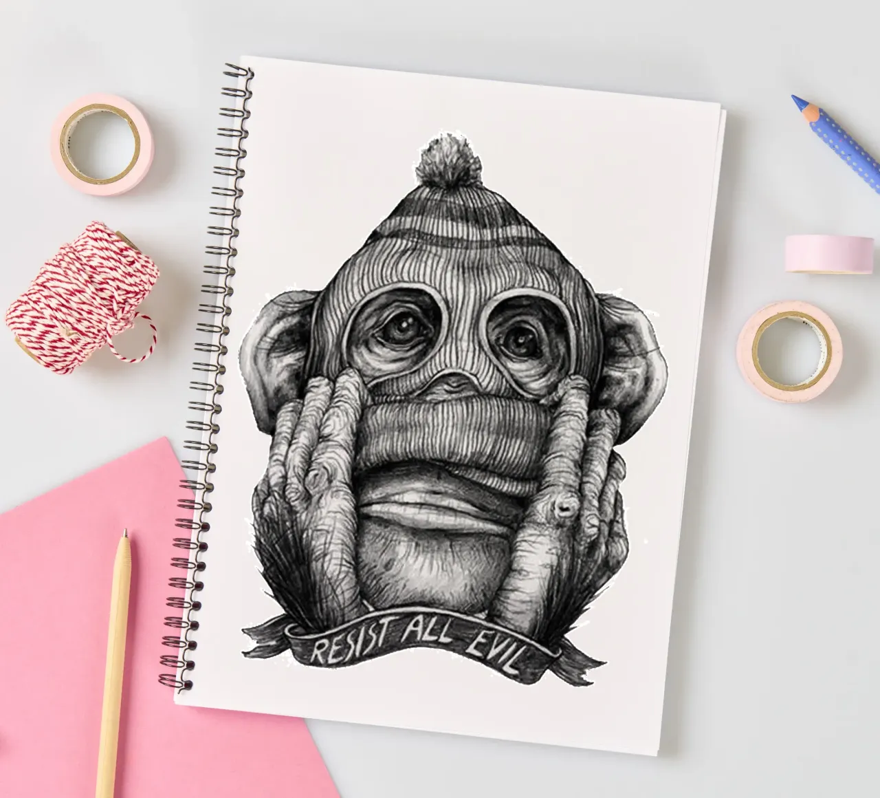 Resist All Evil Trending Now Ringbuch von Urban Life