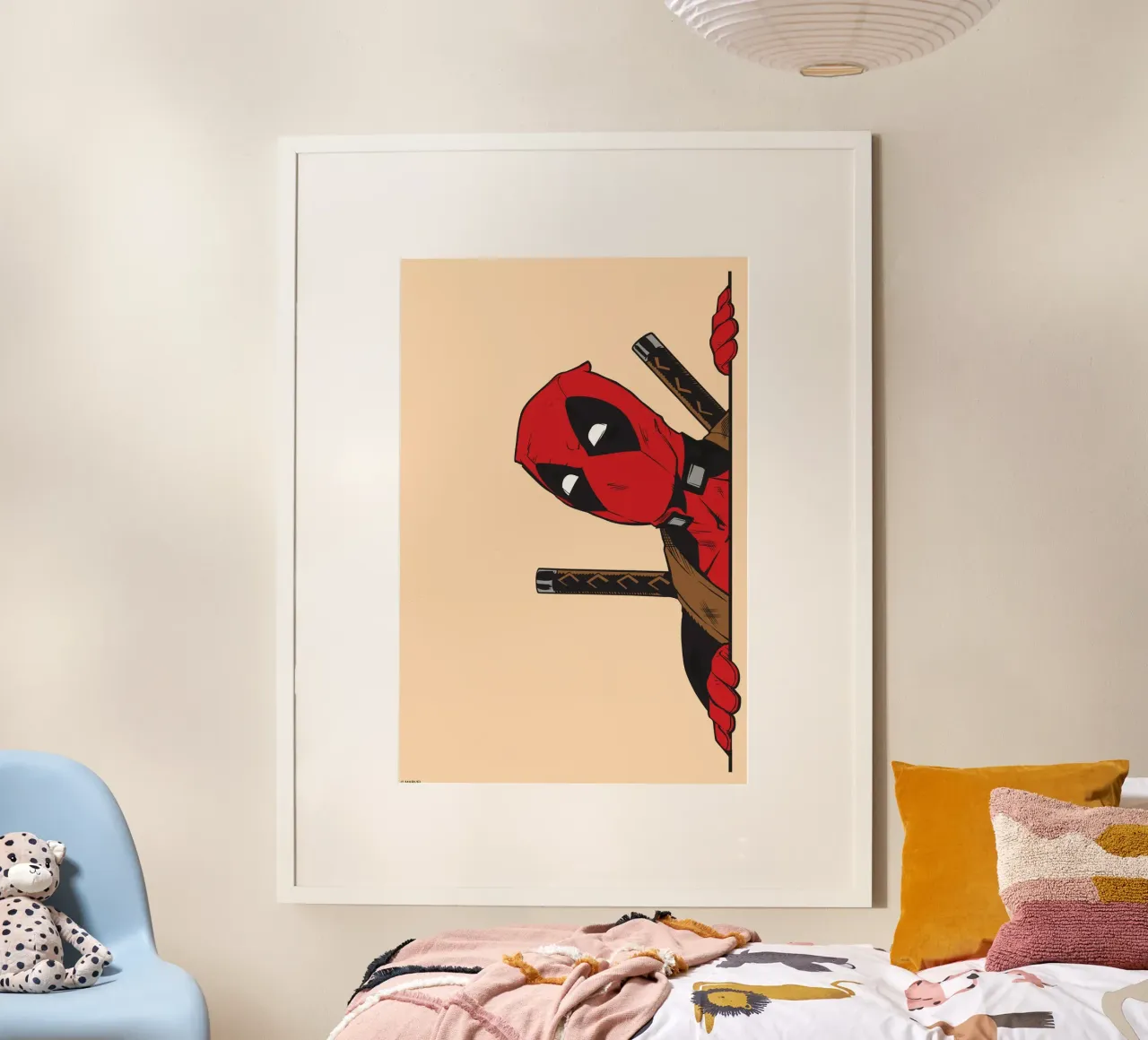 Deadpool: Neugierig wie immer carta hahnemühle da MARVEL Designs by JUNIQE