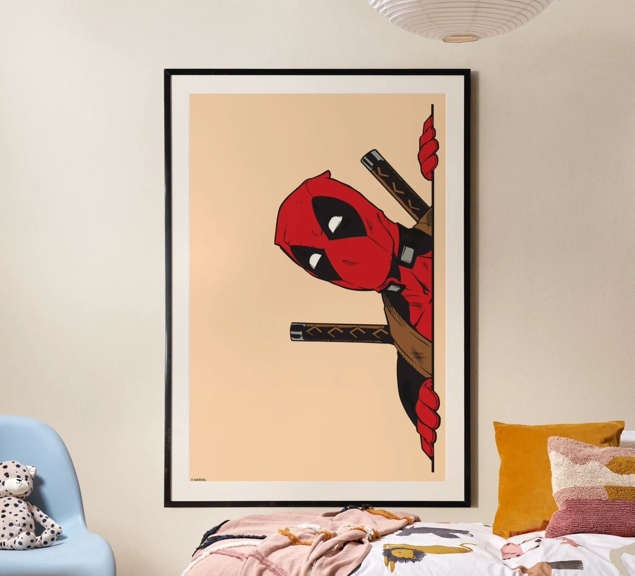 Deadpool: Neugierig wie immer poster de MARVEL Designs by JUNIQE