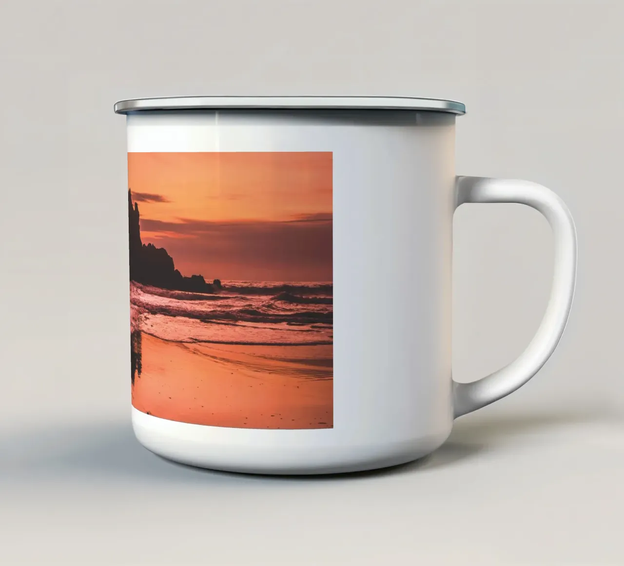 Big Sur Sunset 2 tazza in smalto da Dave Hare Photography