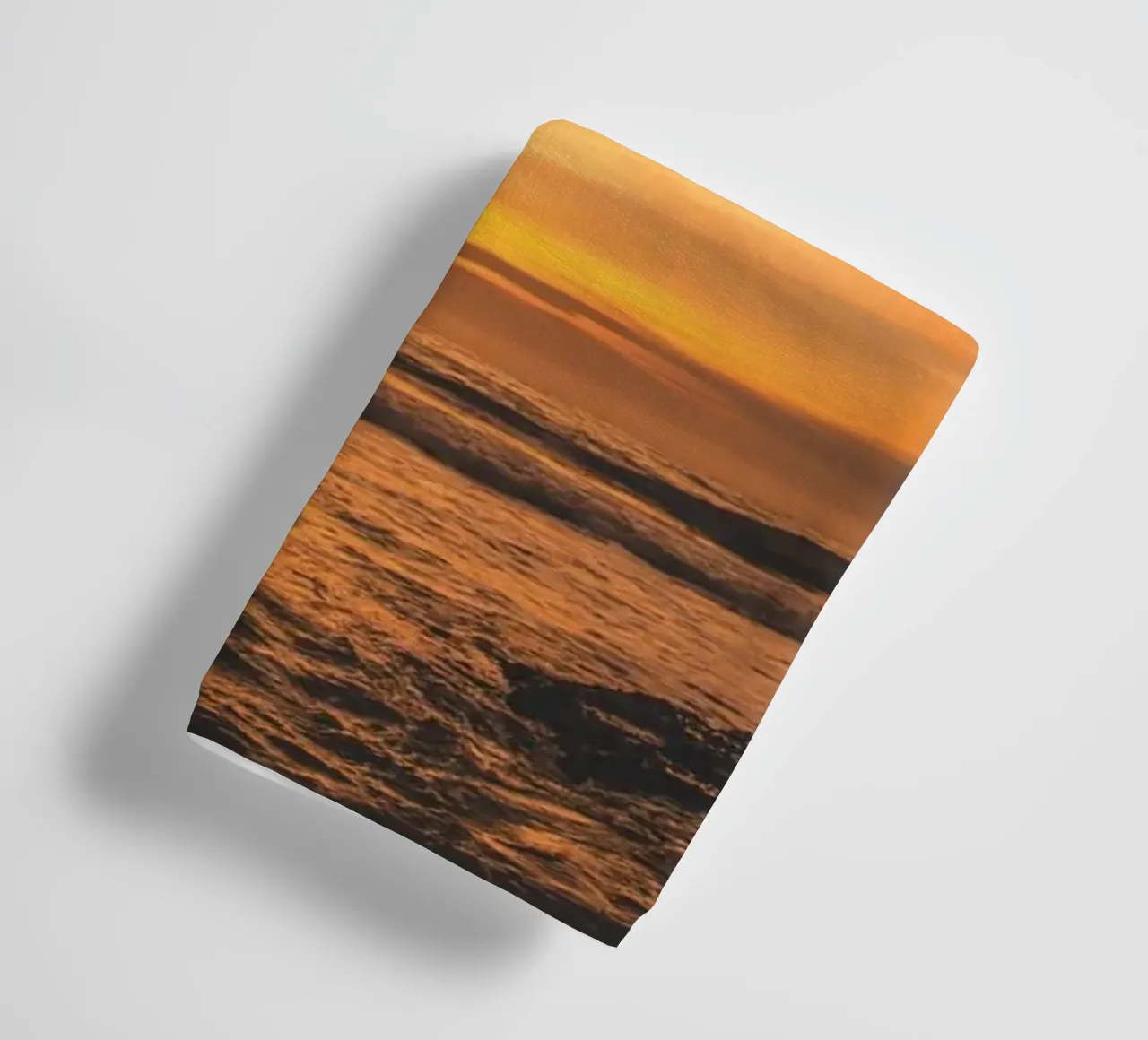 Golden Sunset towel by Dave Hare Photography