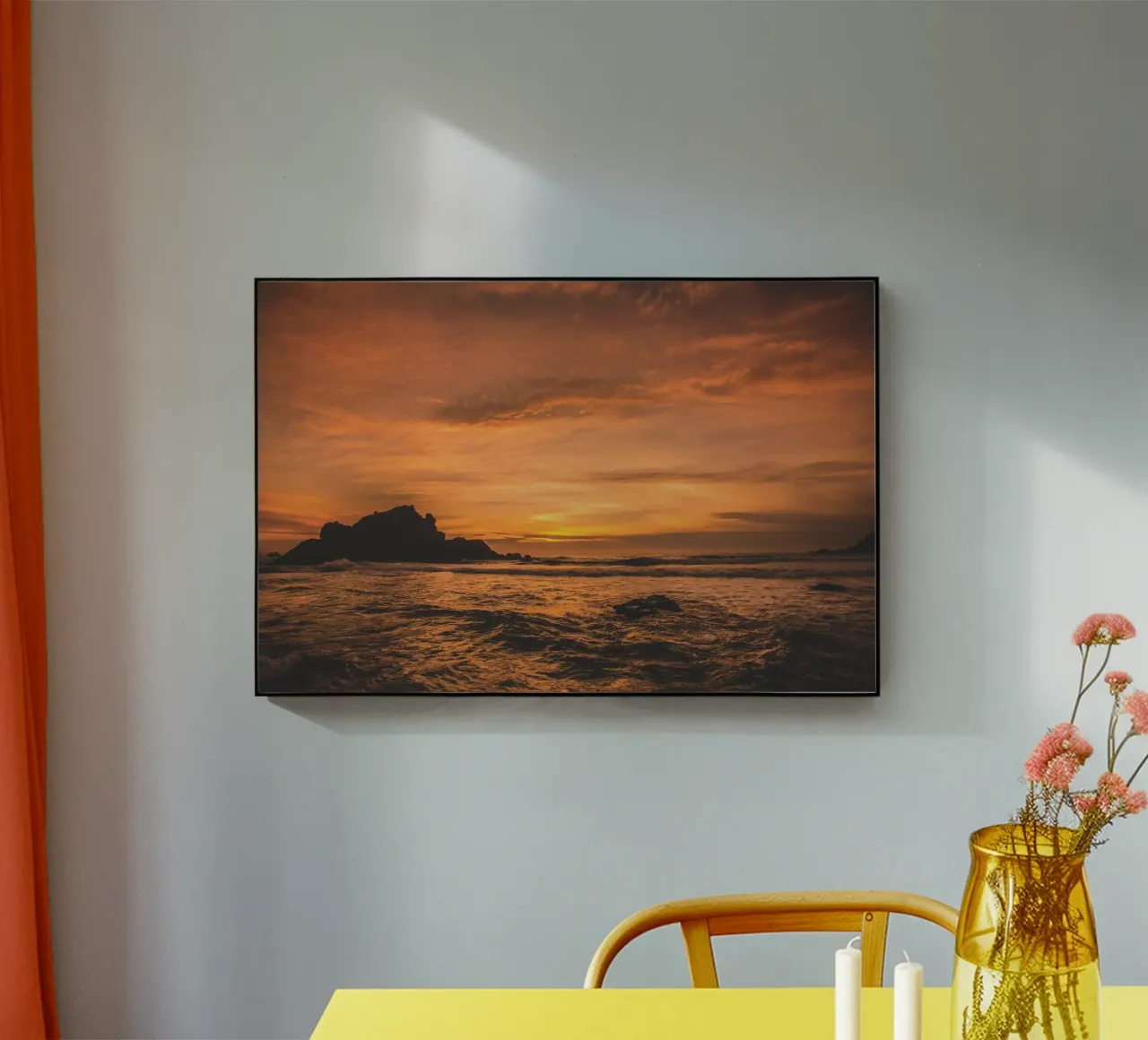 Golden Sunset acrylic glass by Dave Hare Photography