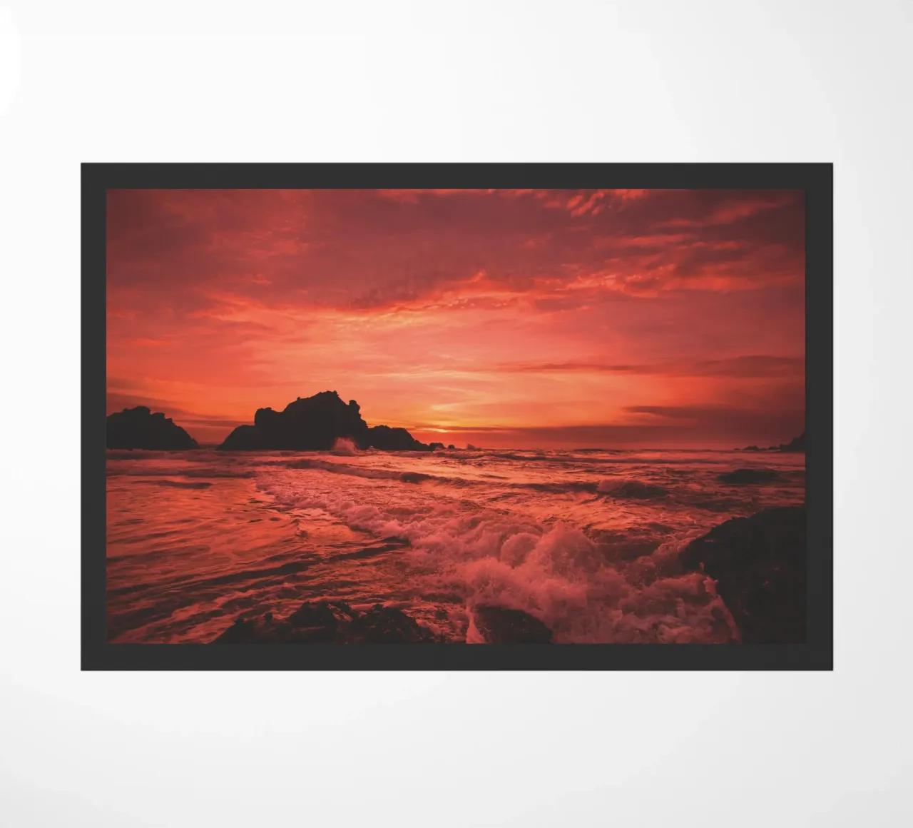 Scarlet Big Sur Sunset zerbino da Dave Hare Photography