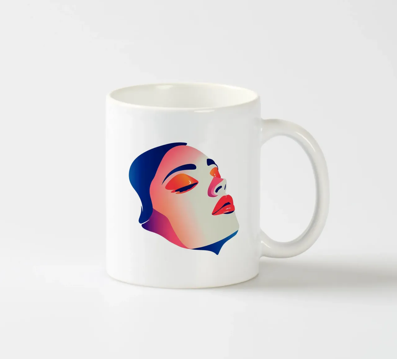 Donna che dorme in faccia Trending Now tazza in ceramica da Urban Life