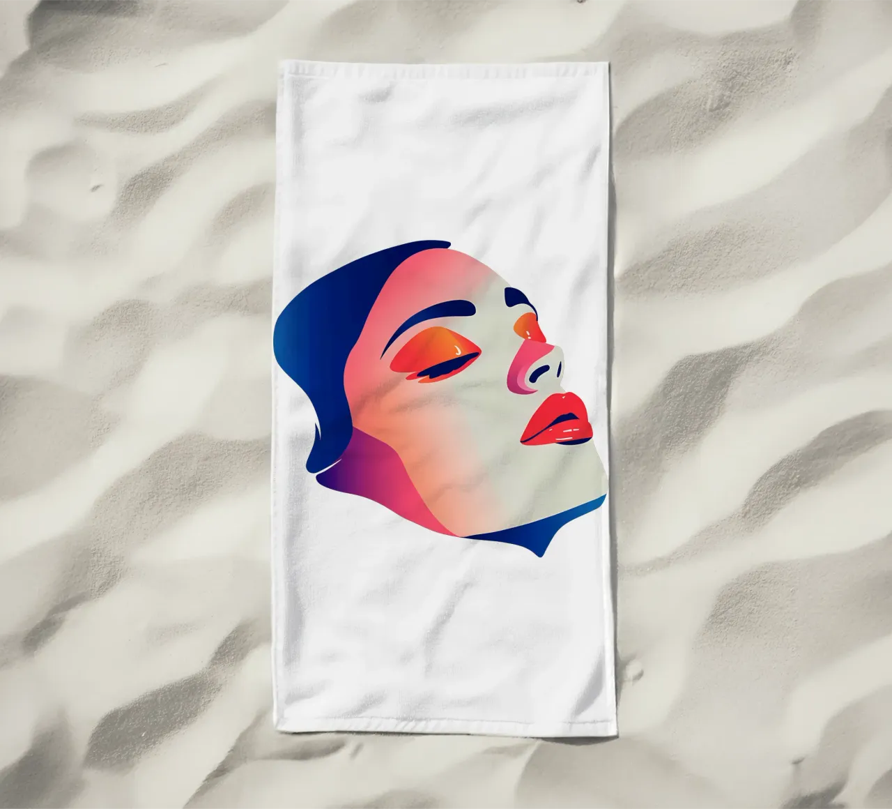 Donna che dorme in faccia Trending Now telo mare da Urban Life