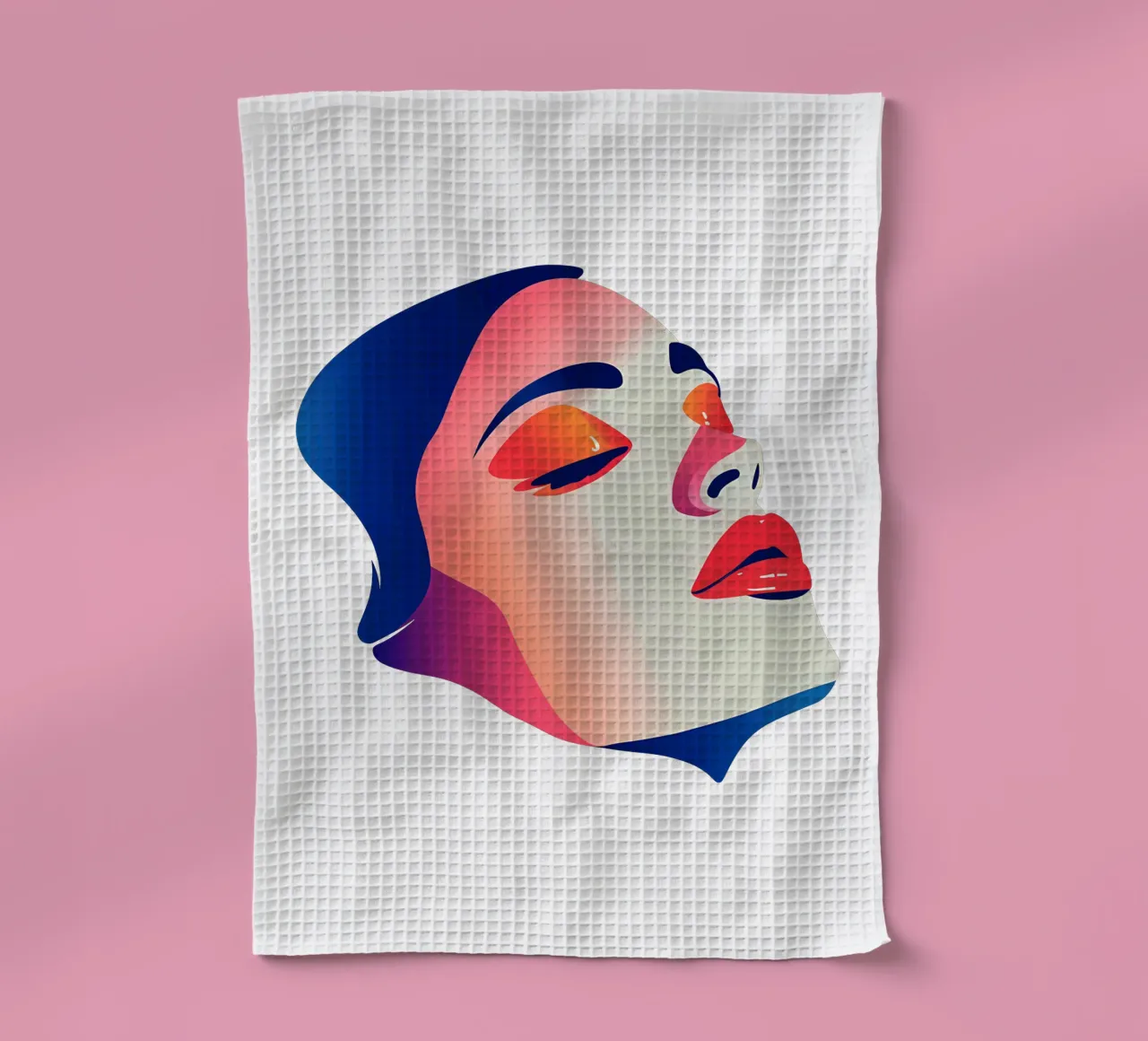 Donna che dorme in faccia Trending Now canovaccio da cucina da Urban Life