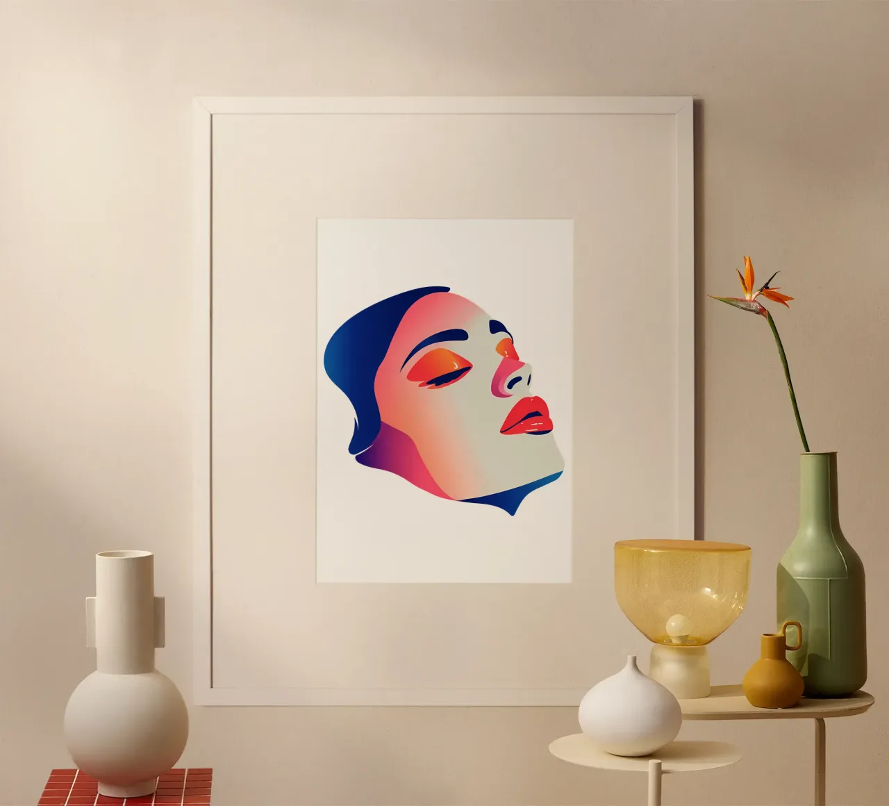 Donna che dorme in faccia Trending Now carta hahnemühle da Urban Life