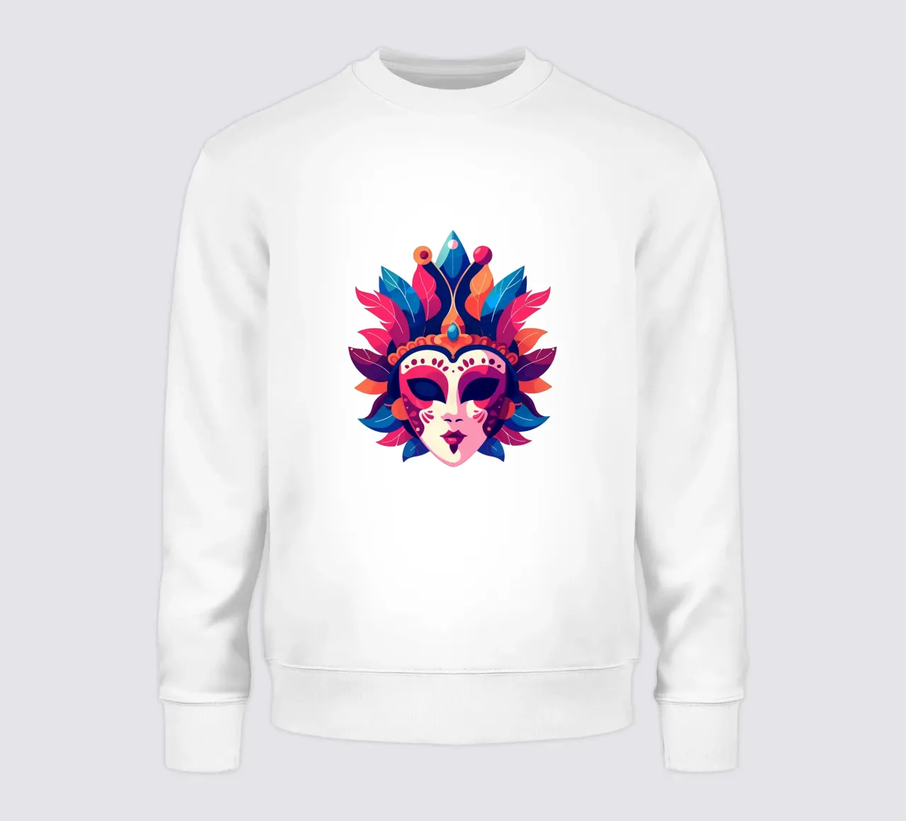 Maschera piumata colorata Trending Now felpa da Urban Life