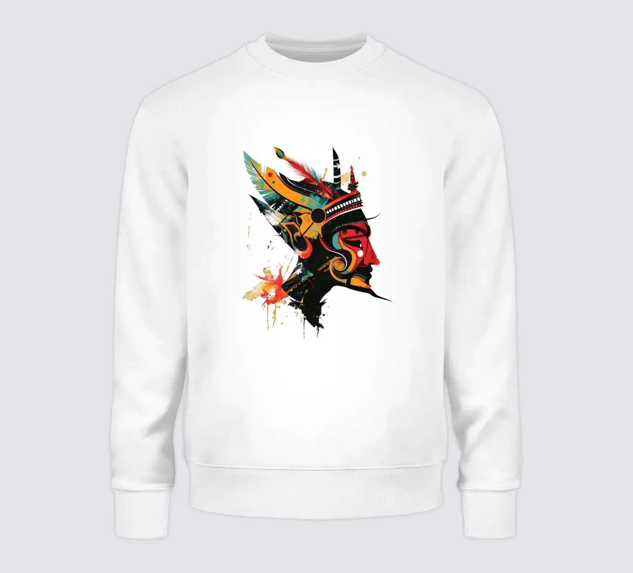 Wayang Abstract Face Art Trending Now sweat de Urban Life