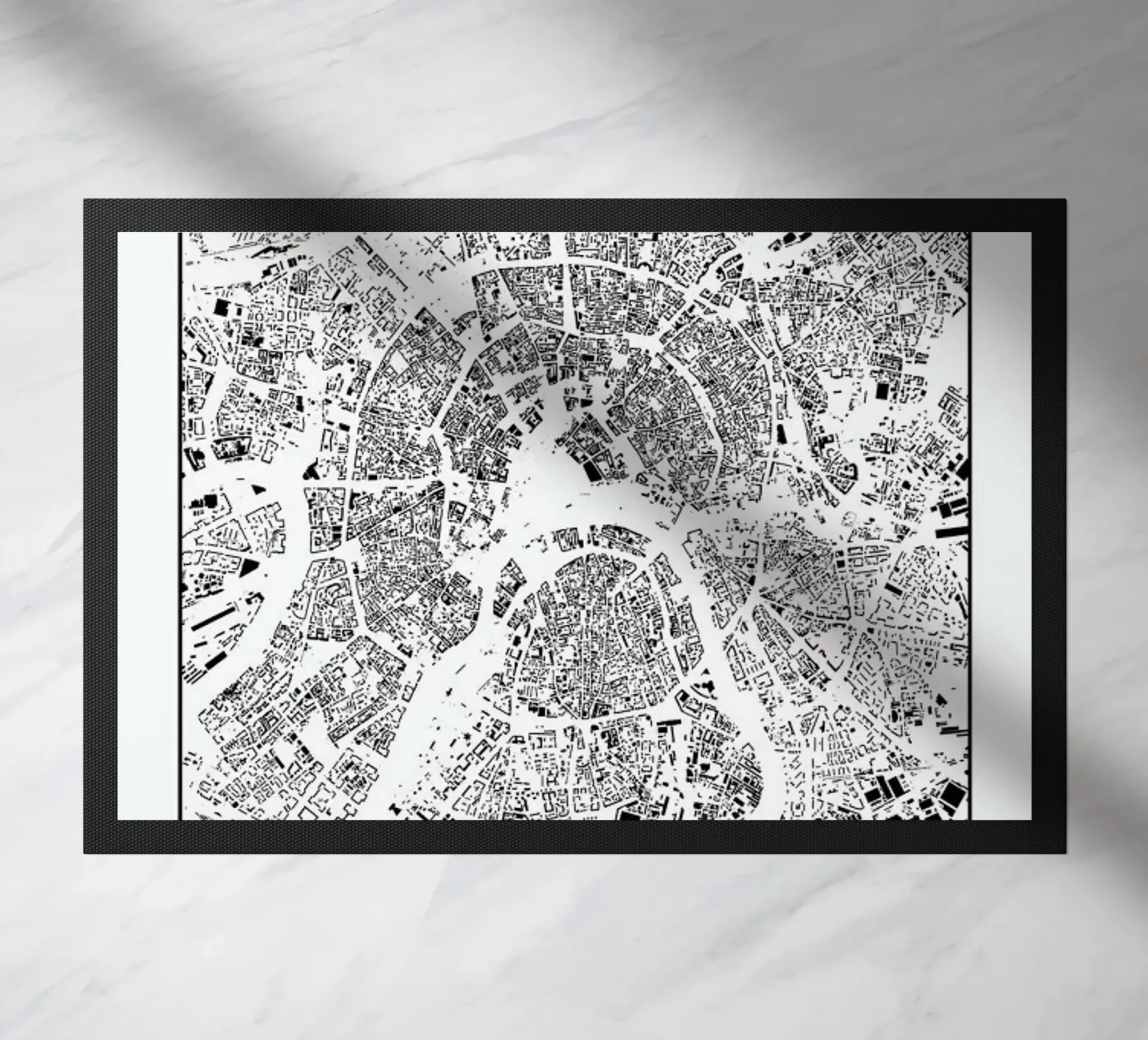 Moscow Map Schwarzplan zerbino da Hubert Roguski