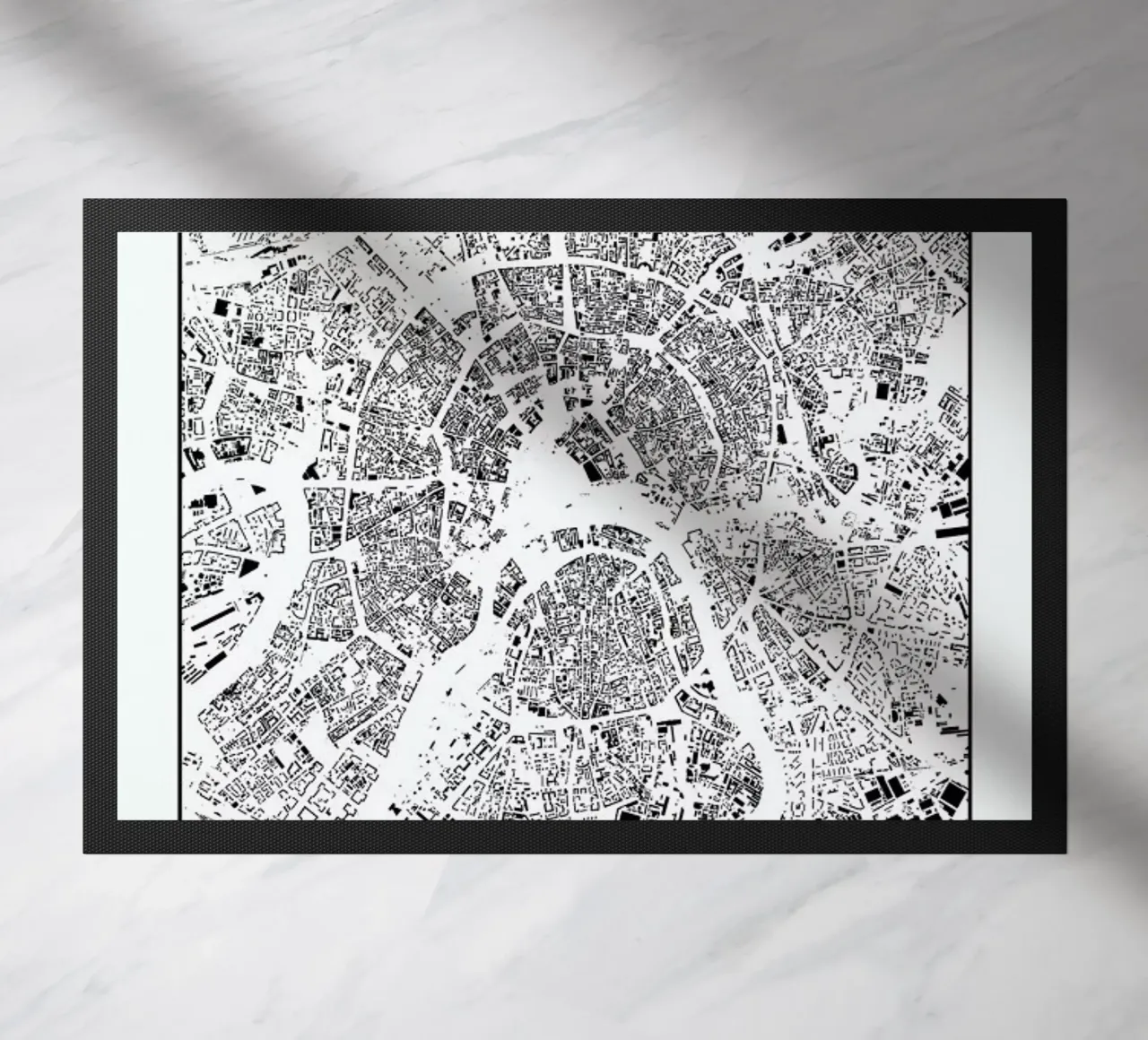 Moscow Map Schwarzplan zerbino da Hubert Roguski