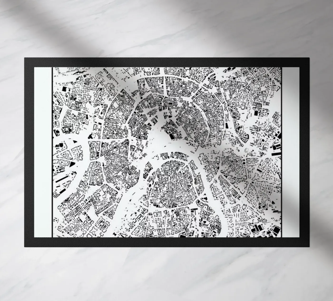 Moscow Map Schwarzplan zerbino da Hubert Roguski