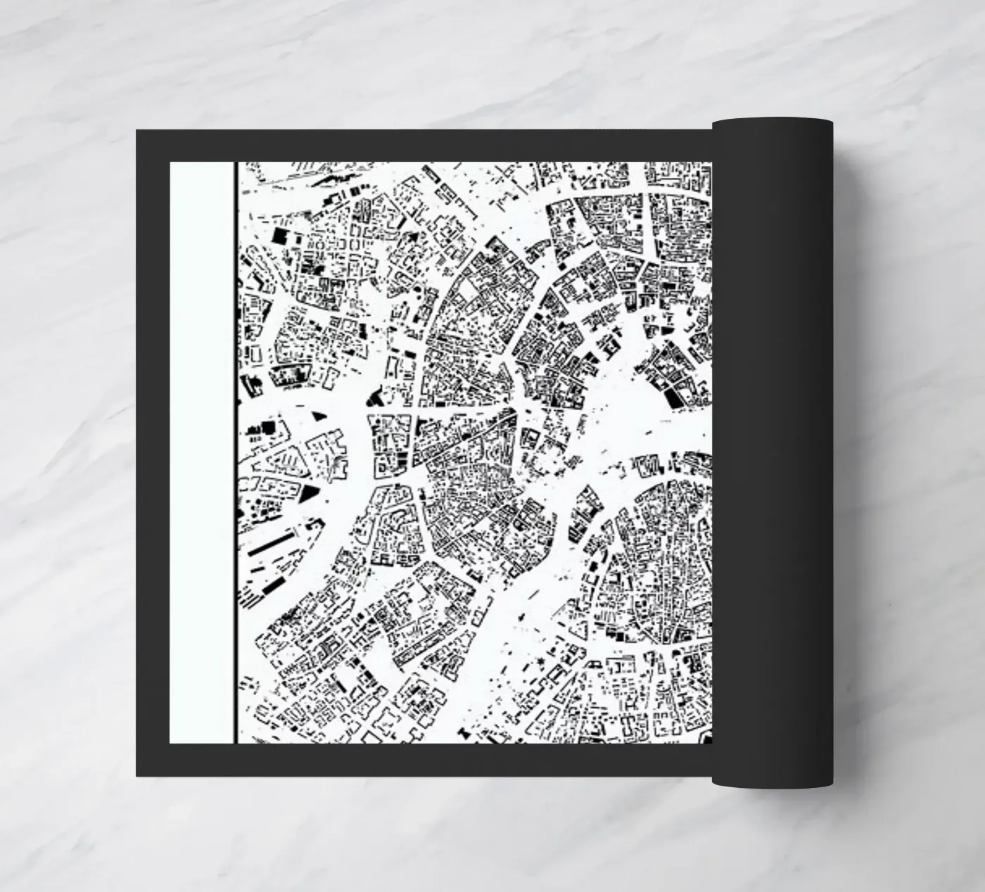 Moscow Map Schwarzplan zerbino da Hubert Roguski