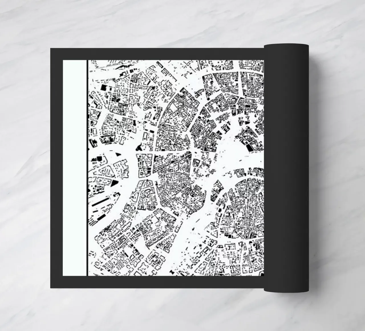 Moscow Map Schwarzplan zerbino da Hubert Roguski