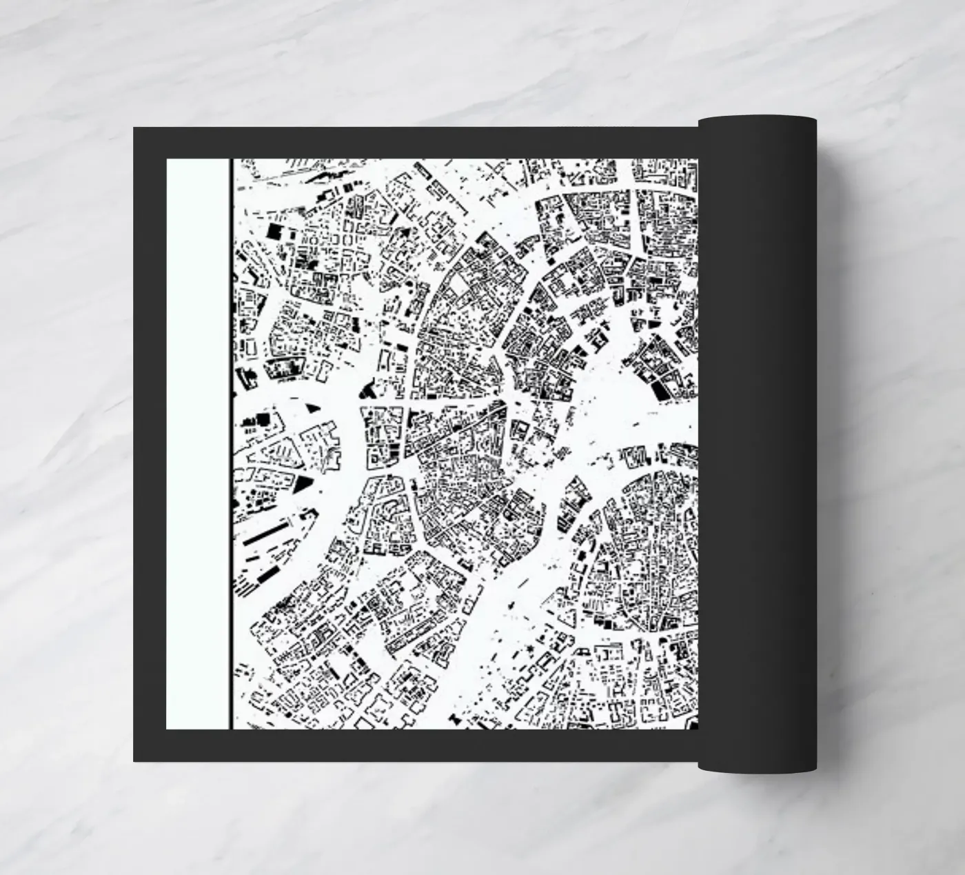 Moscow Map Schwarzplan zerbino da Hubert Roguski