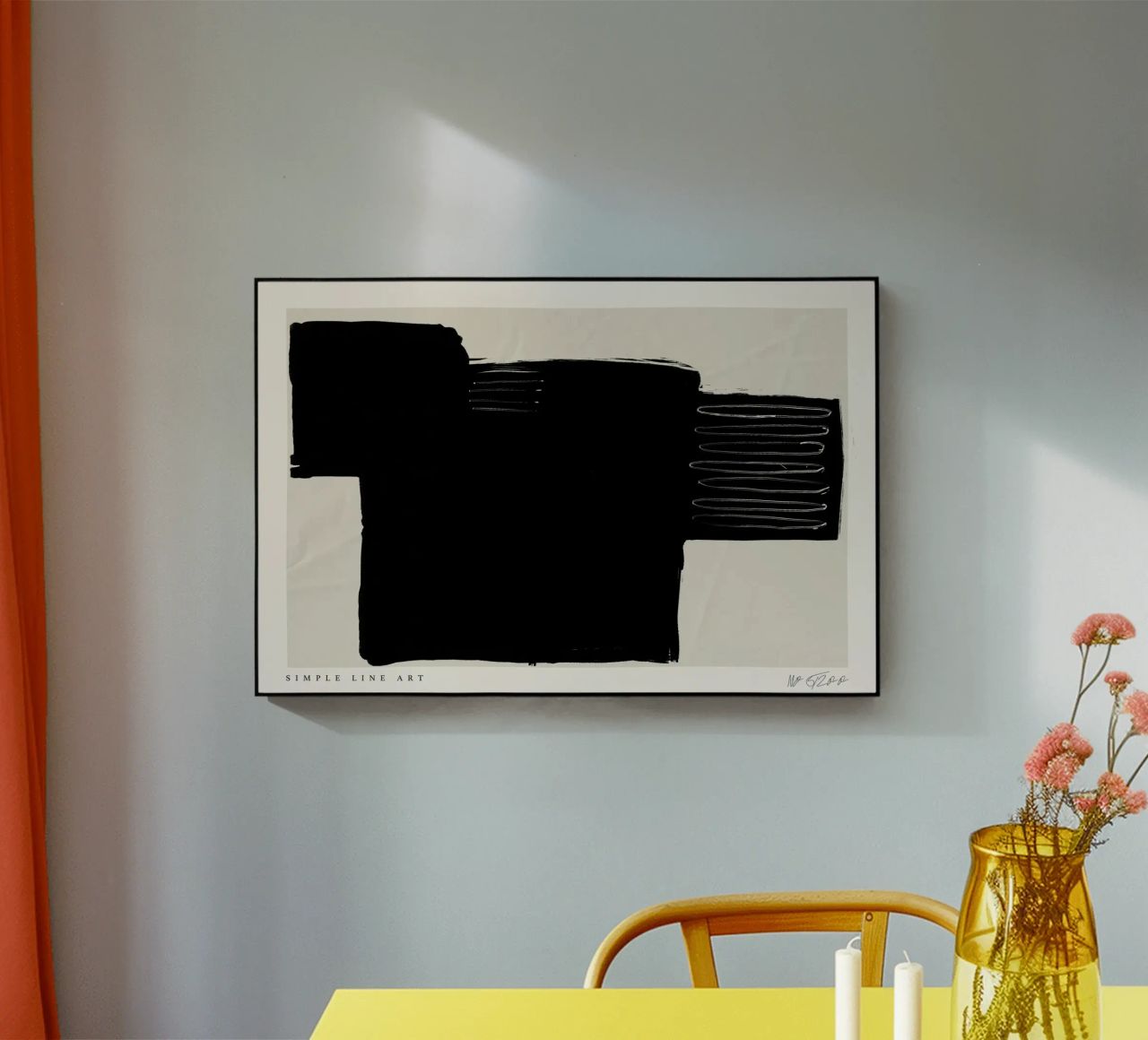 Simple Line Art No 37 plexiglass da treechild