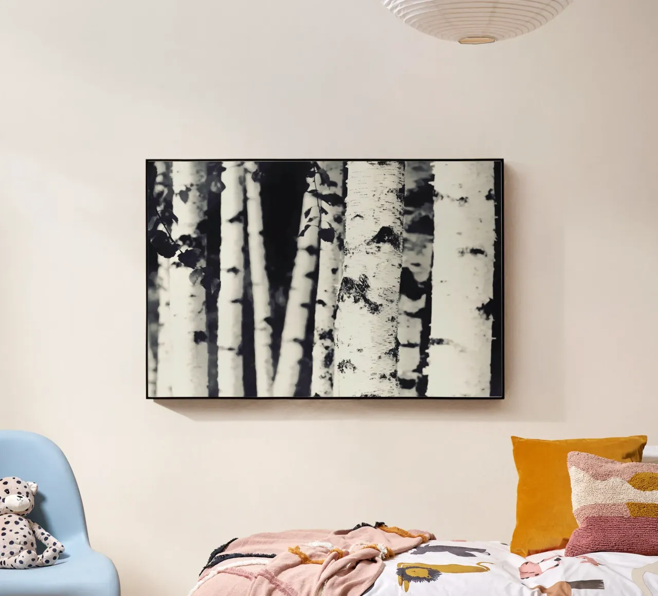 Berken acryl van Monika Strigel