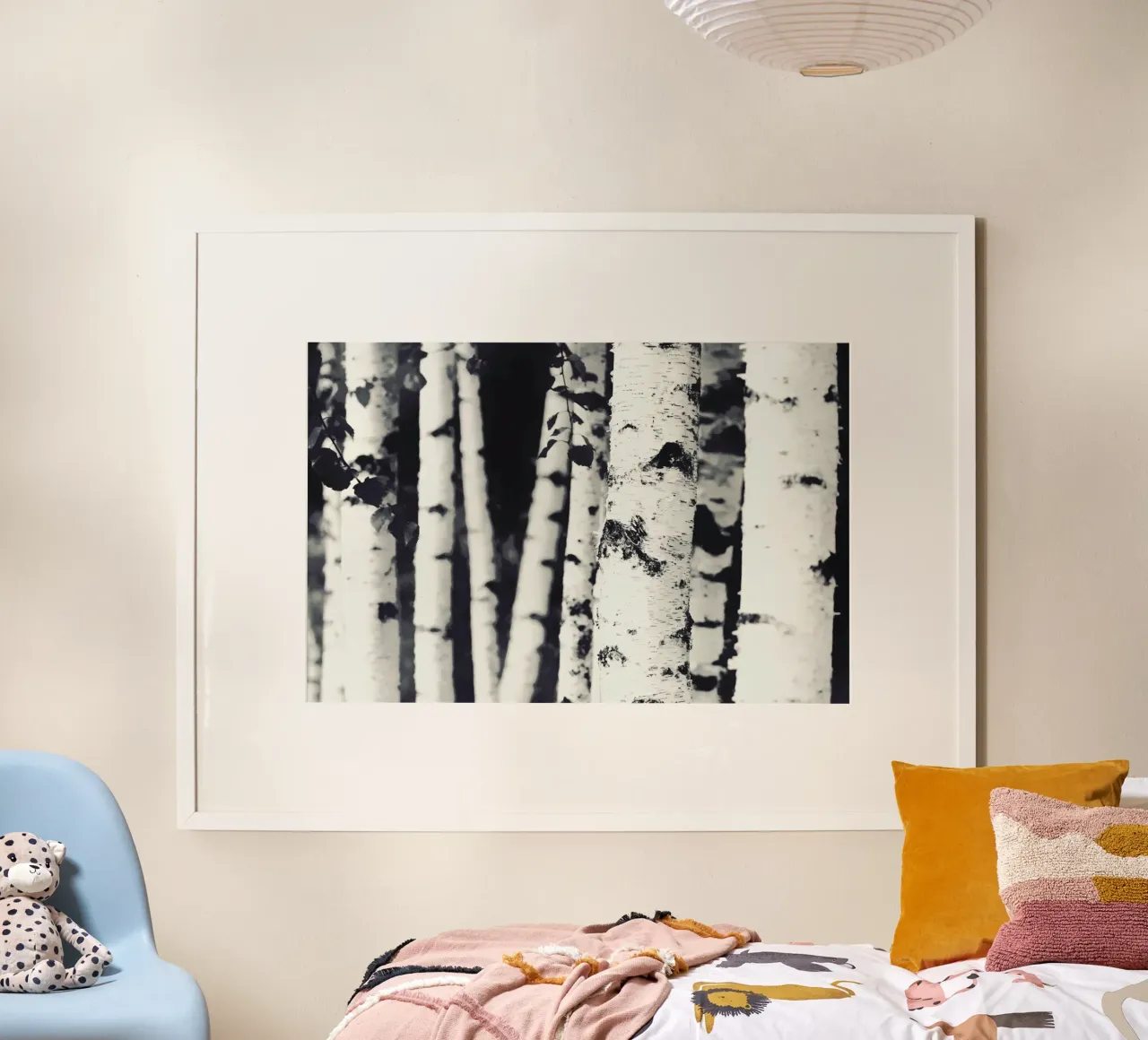 Birches poster by Monika Strigel