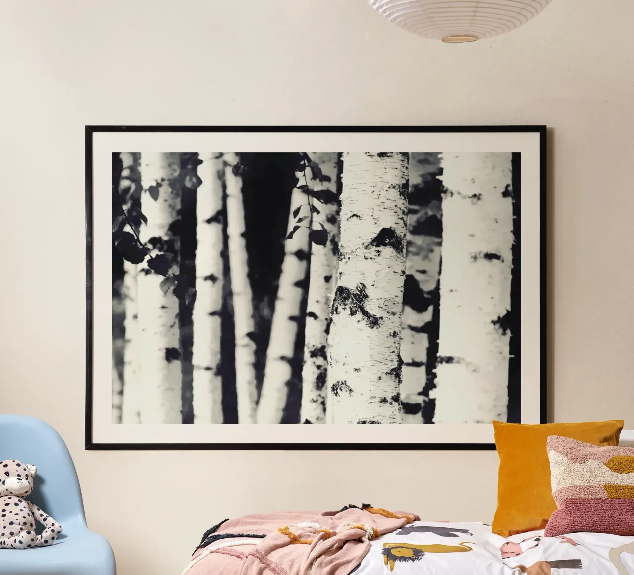 Birches poster by Monika Strigel