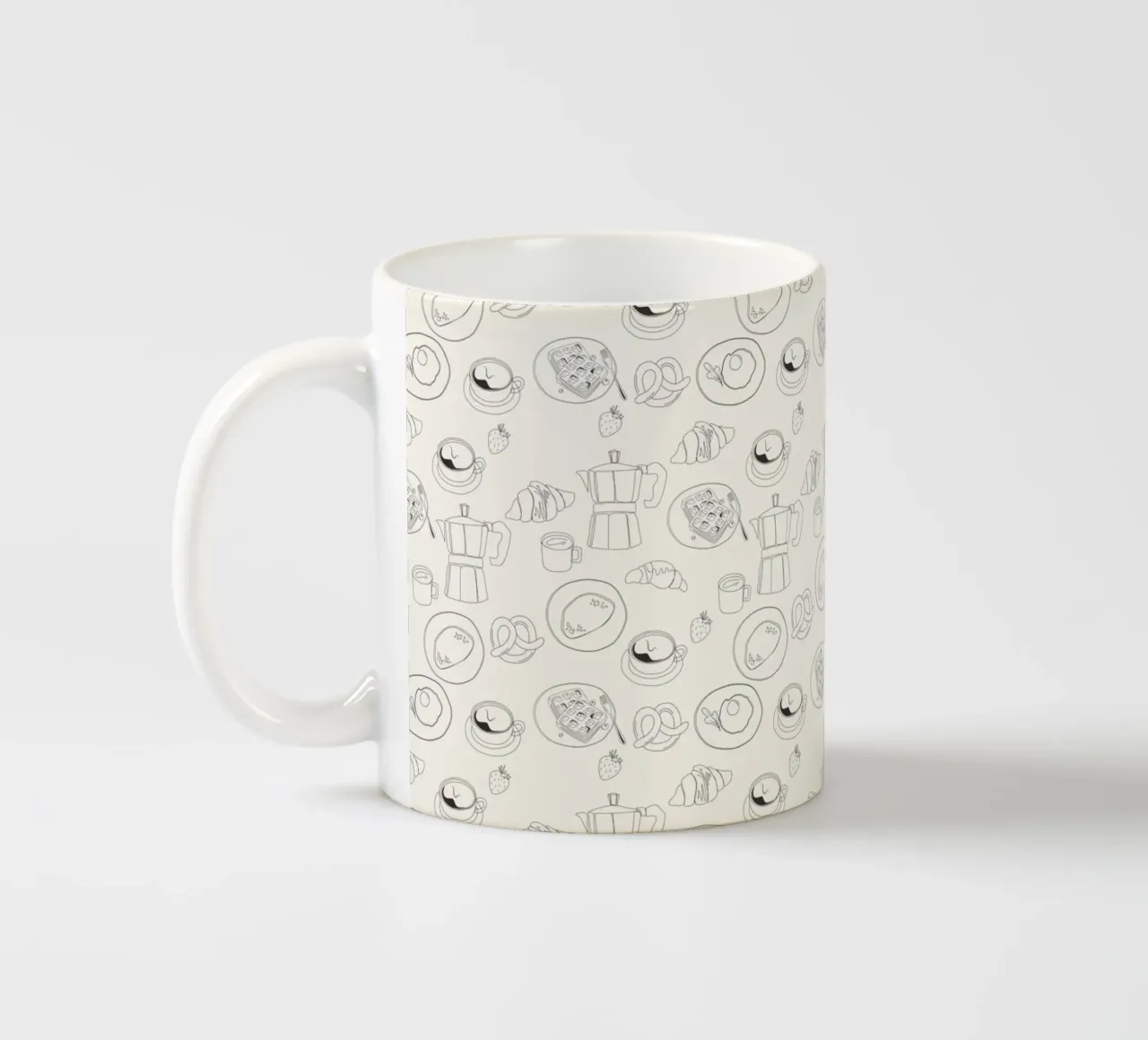 Pattern Play No 9 tazza in ceramica da treechild
