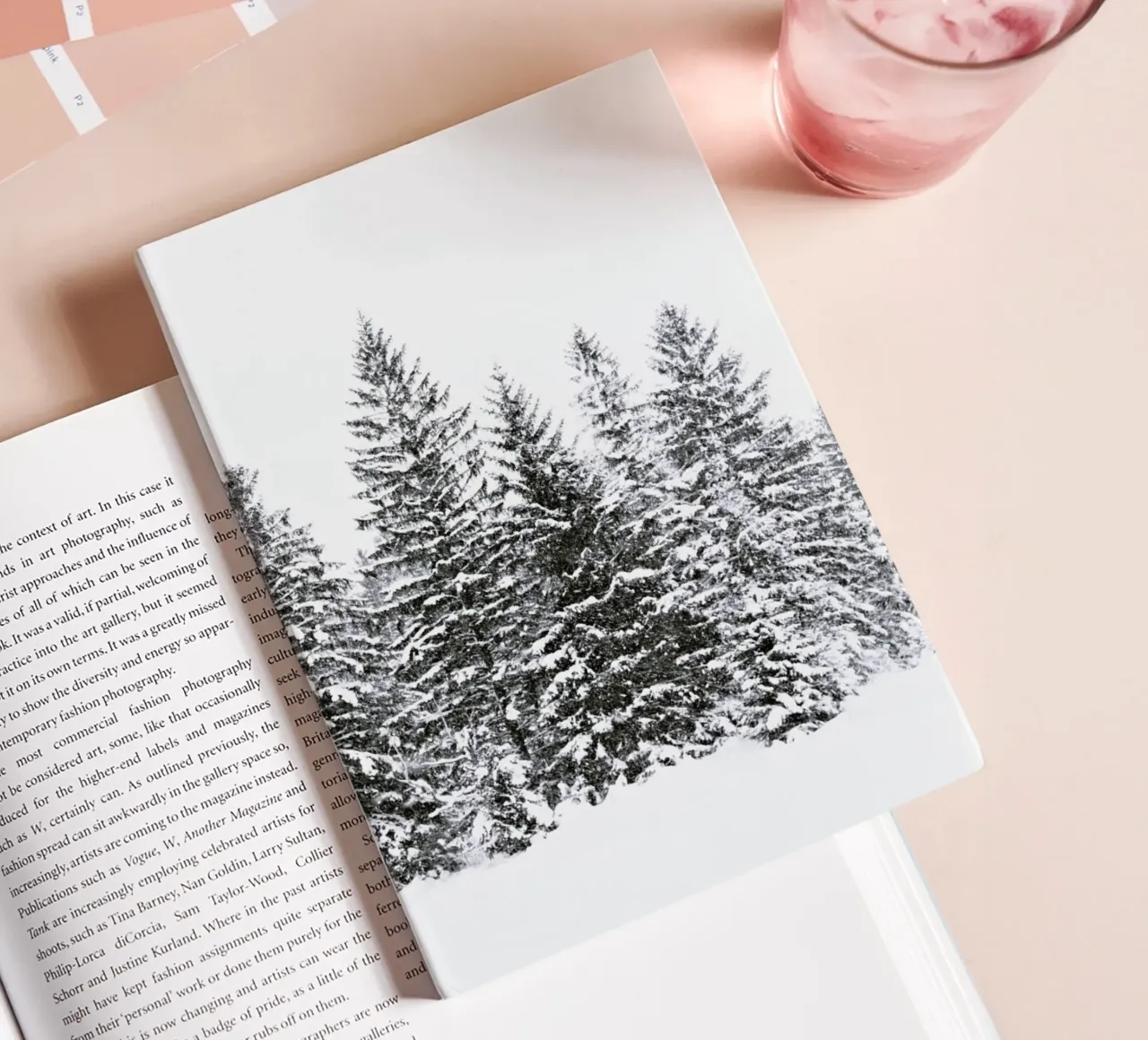 Black Wintertrees notebook by Monika Strigel