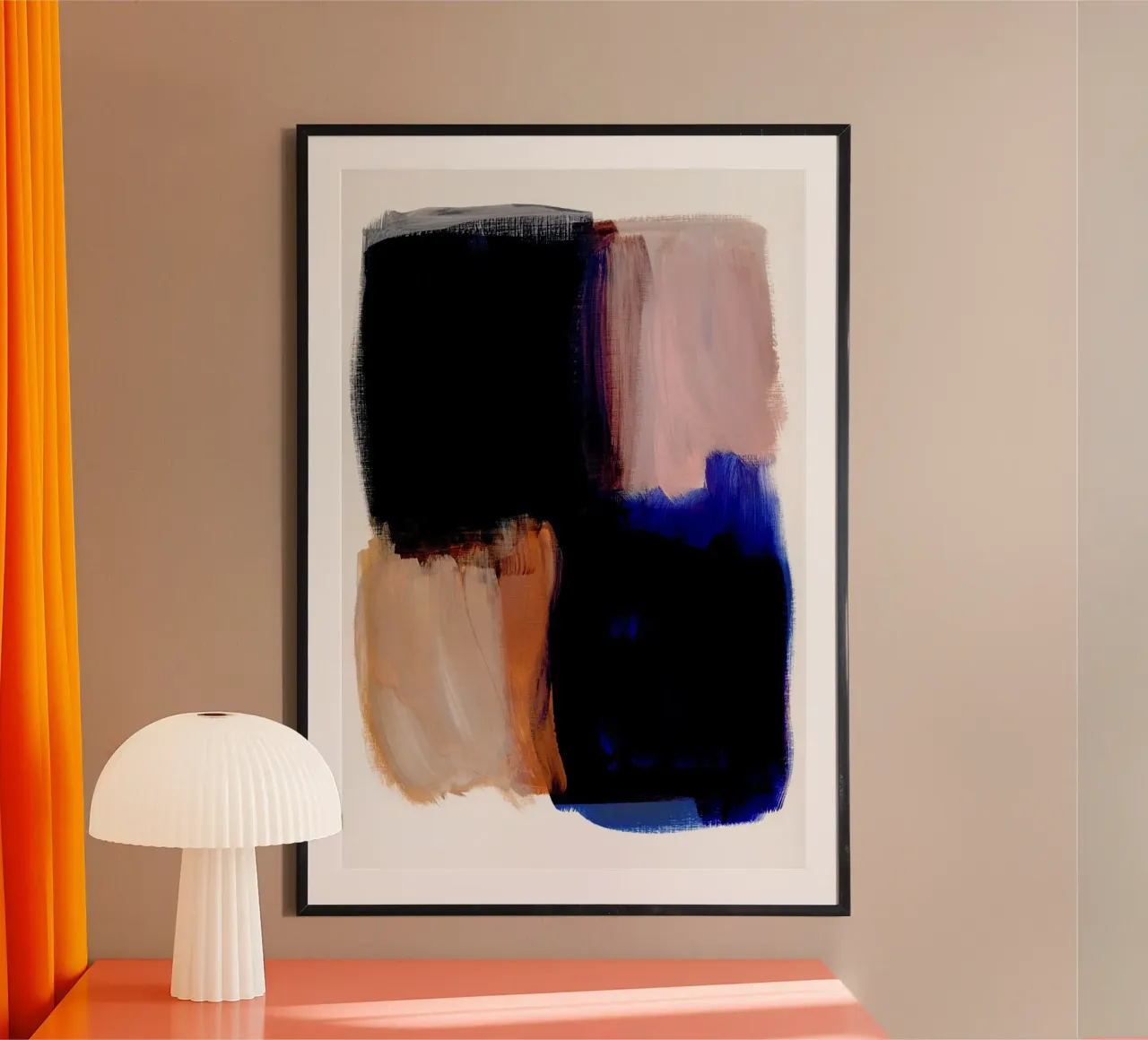 Abstract Brush Strokes 132 hahnemühle van Mareike Böhmer