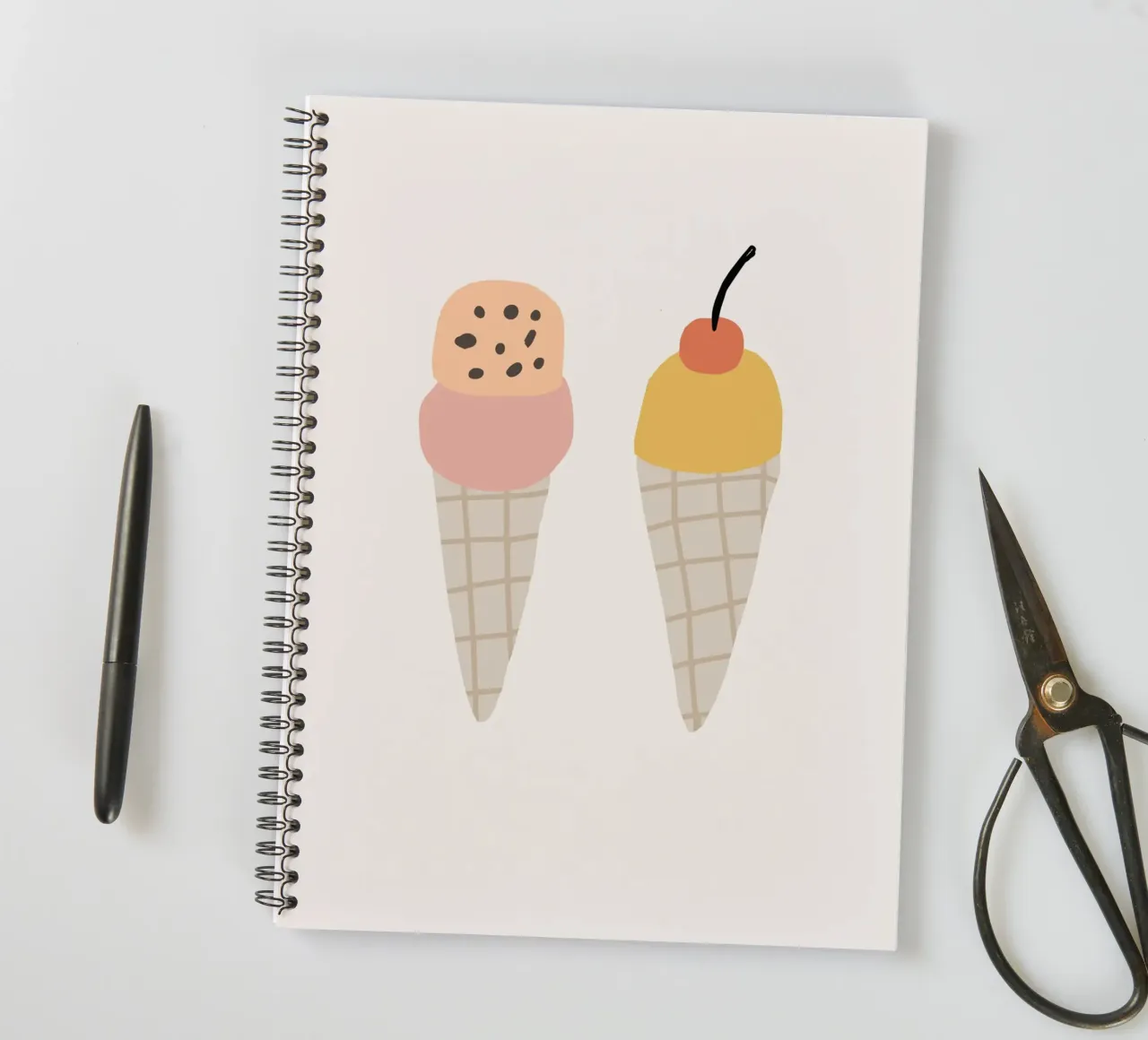 Summer Line No 24 spiral notebook by treechild